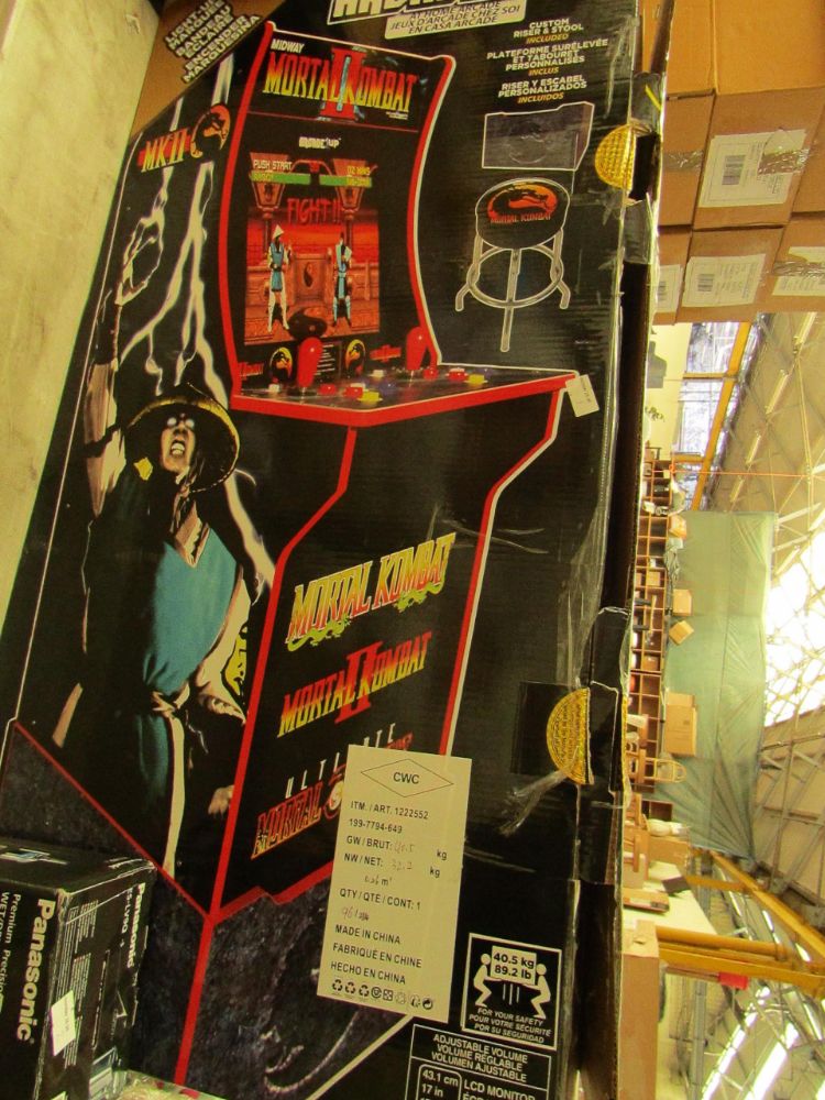 Mega Monday's General Goods Auction with Cosmerics, Mortal Combat Arcade machine, Toys and More