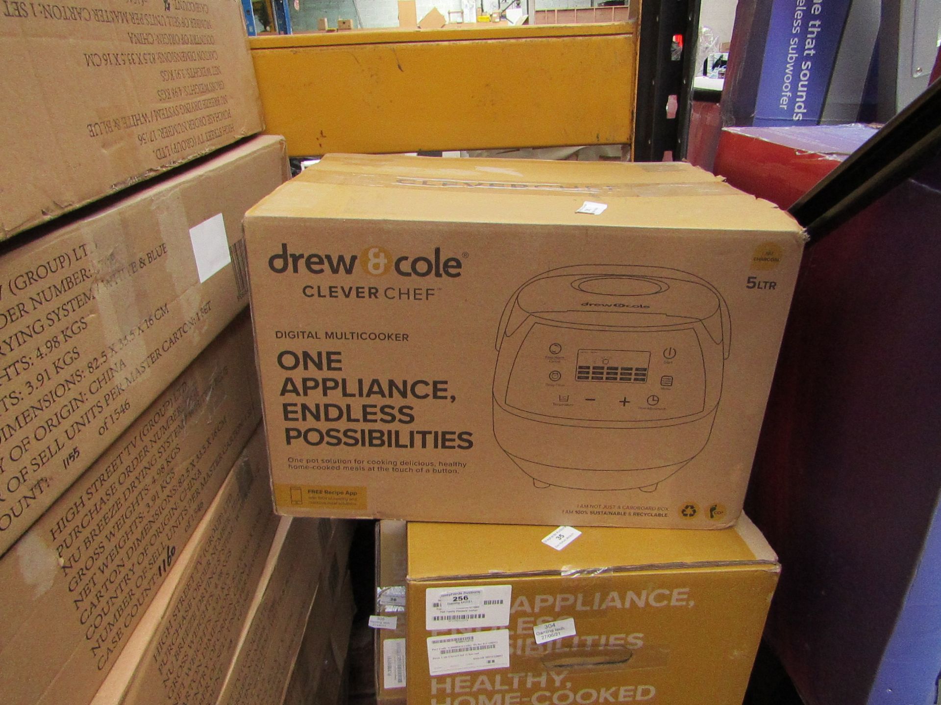 | 1x | DREW AND COLE CLEVERCHEF | REFURBISHED & BOXED | NO ONLINE RESALE | SKU - | RRP £59.99 |