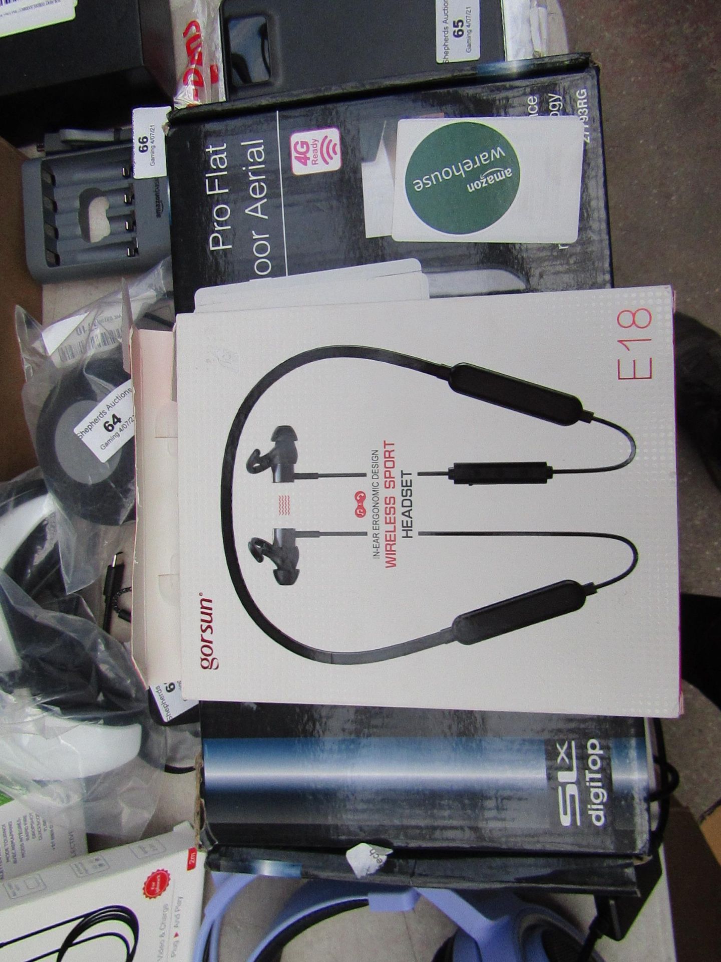 Gorsun - E18 In-Ear Ergonomic Wireless Sport Headset - Untested & Boxed.