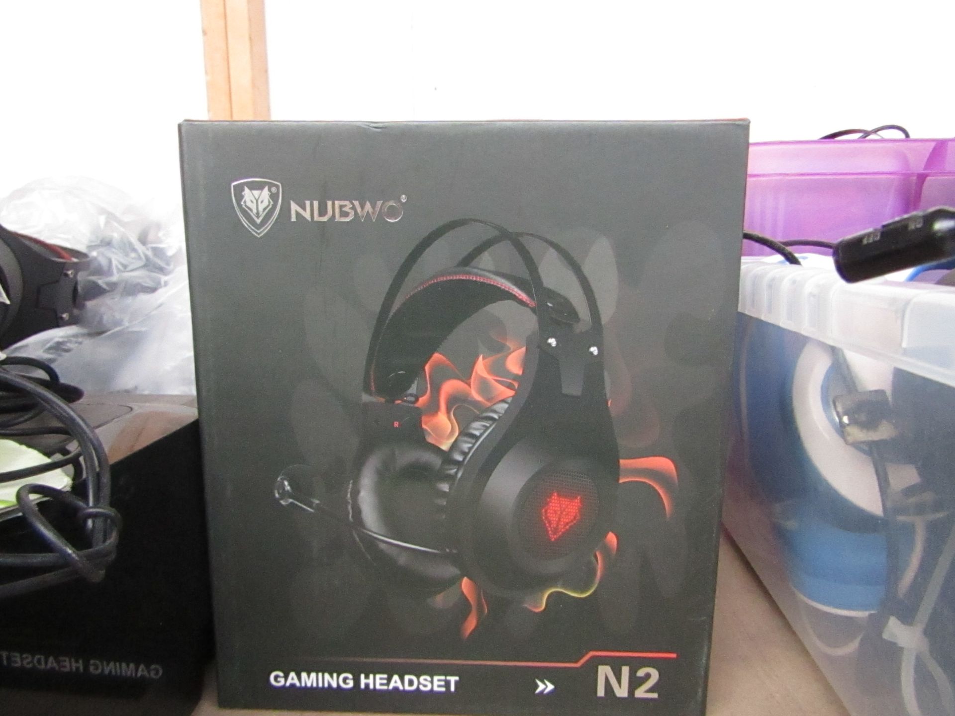 Nubwo - N2 Gaming Headsets - Untested & Boxed.