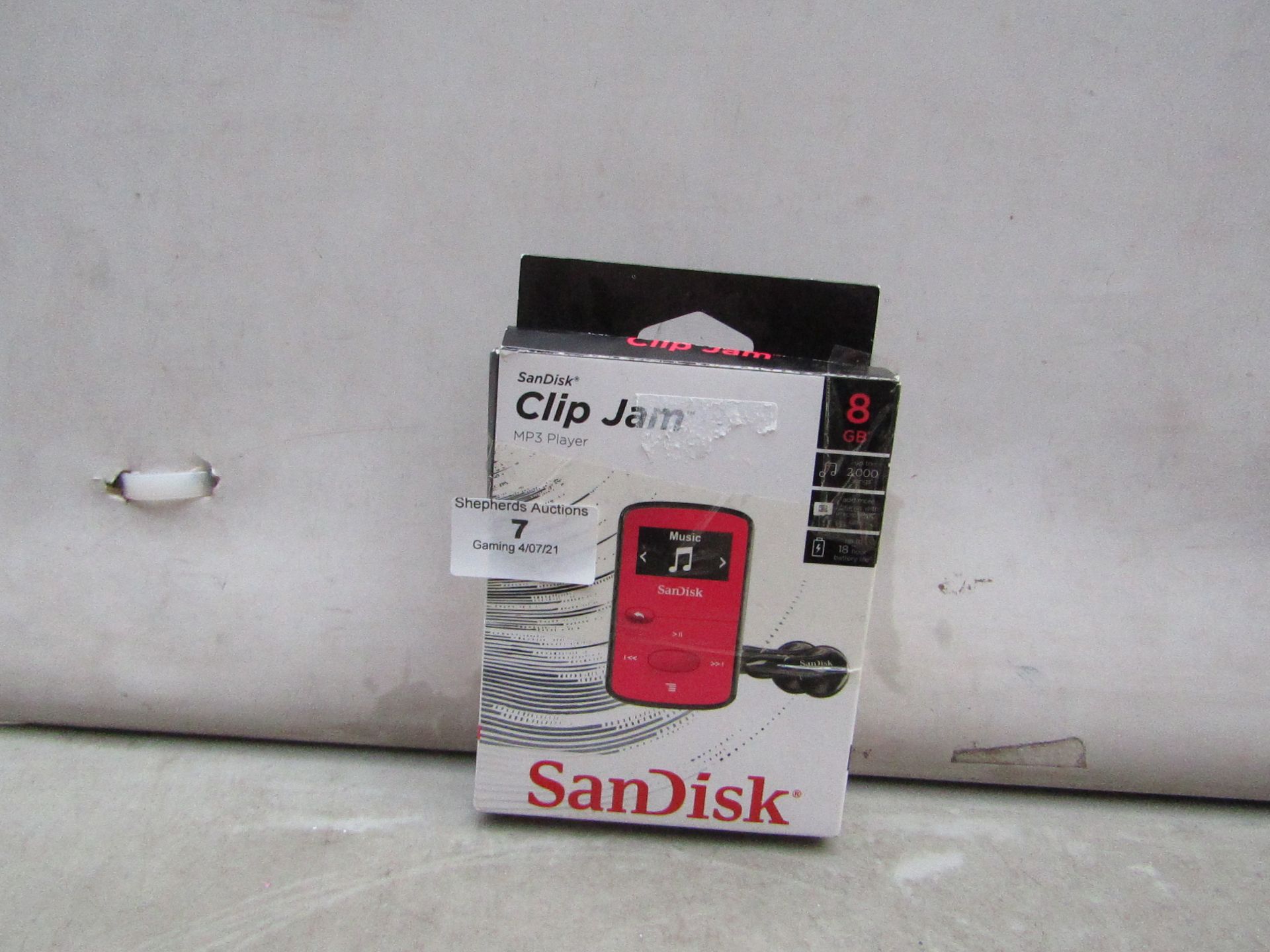 SanDisk - Clip Jam MP3 Player ( 8GB ) - Untested & Boxed.