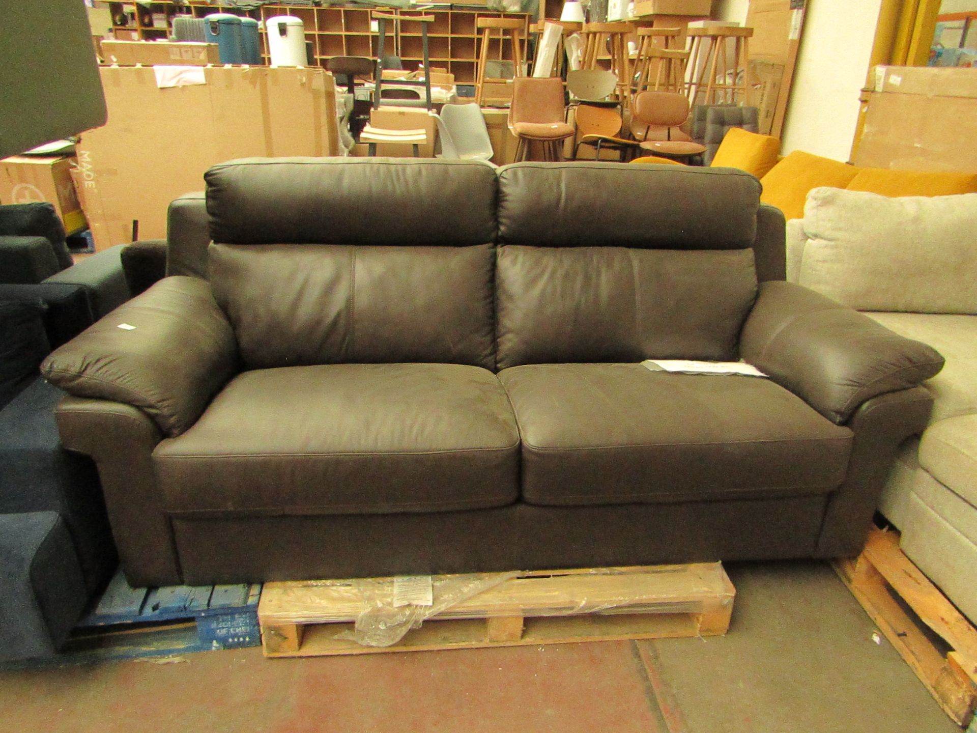 La-Z-boy 2 seater sofa leather, no major damage.