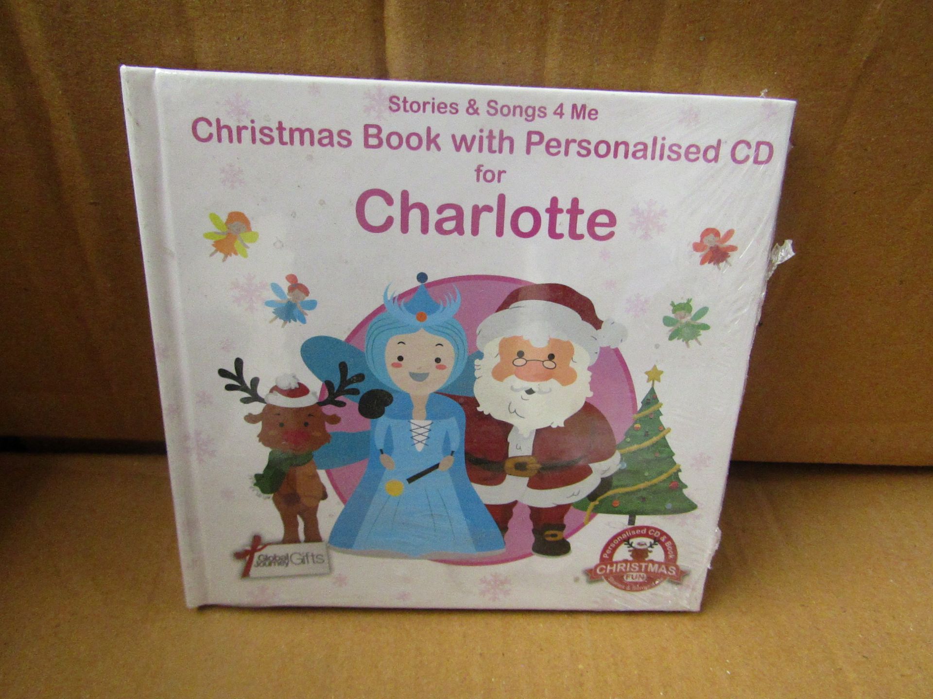 2x Boxes Containing 100 Per Box - Global - Personalised Christmas Books ( Include Personalised