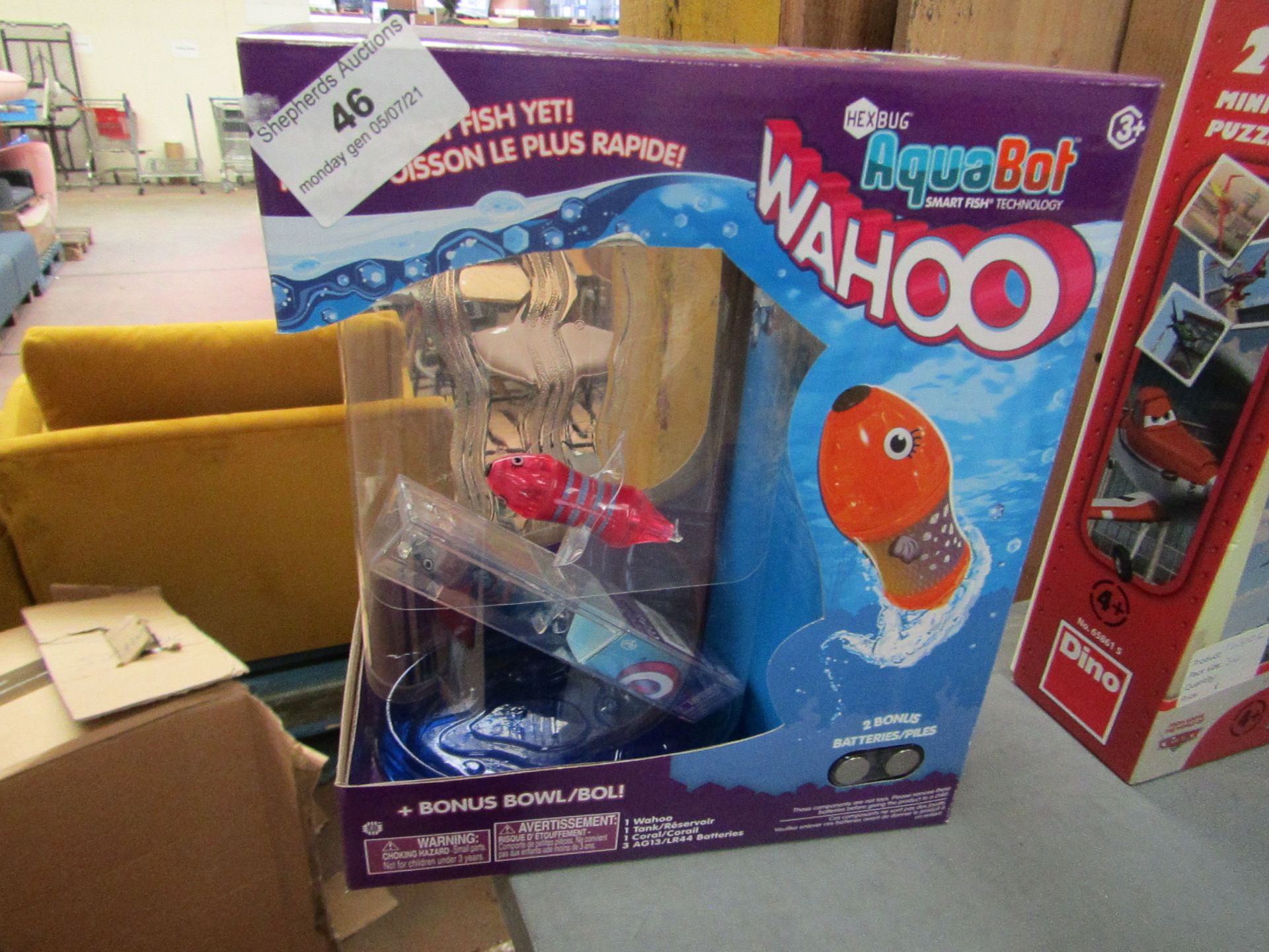 Hexbug - Aquabot Wahoo Smart Fish (Bowl Included) - Unused & Boxed.