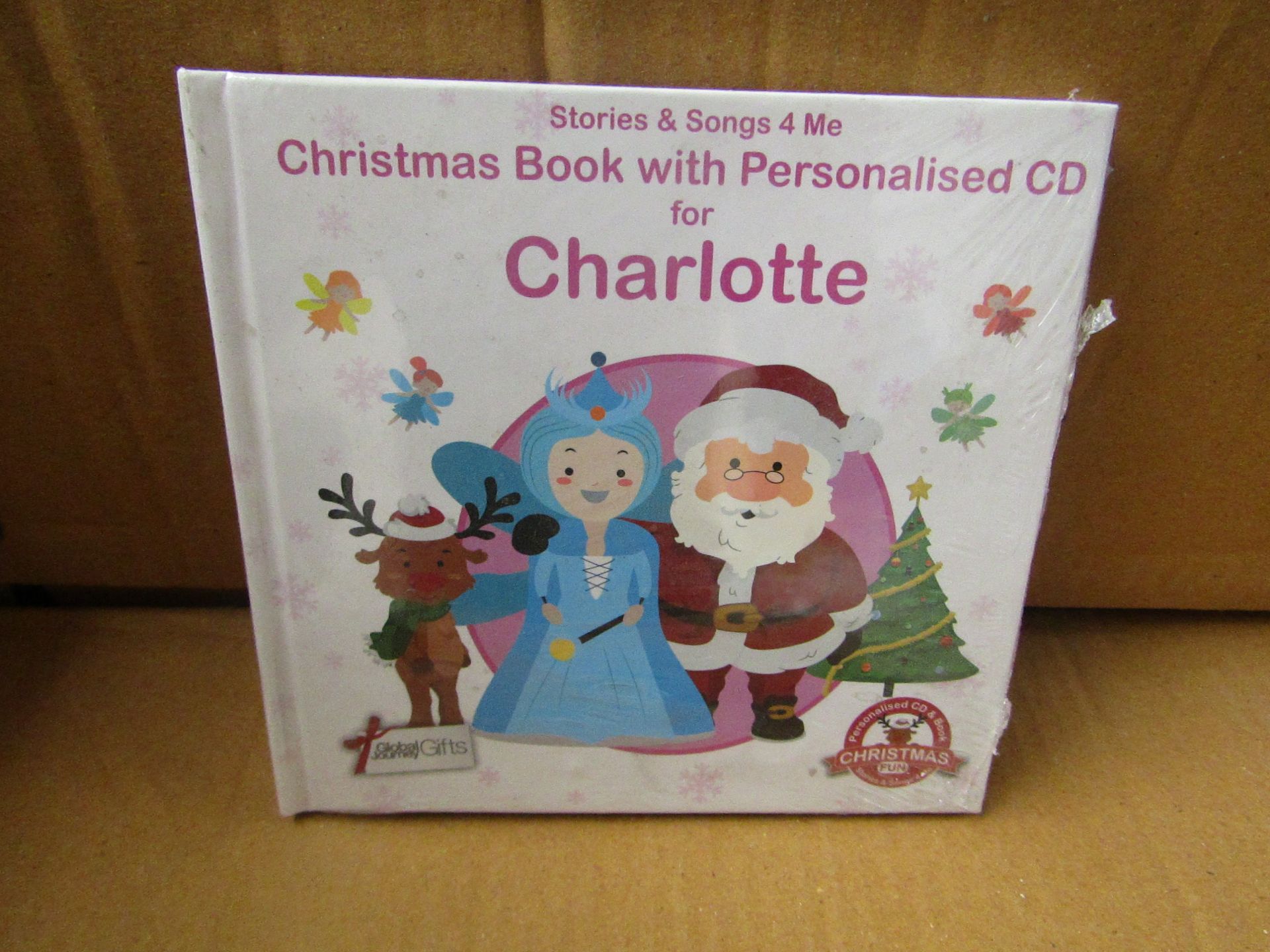 2x Boxes Containing 100 Per Box - Global - Personalised Christmas Books ( Include Personalised