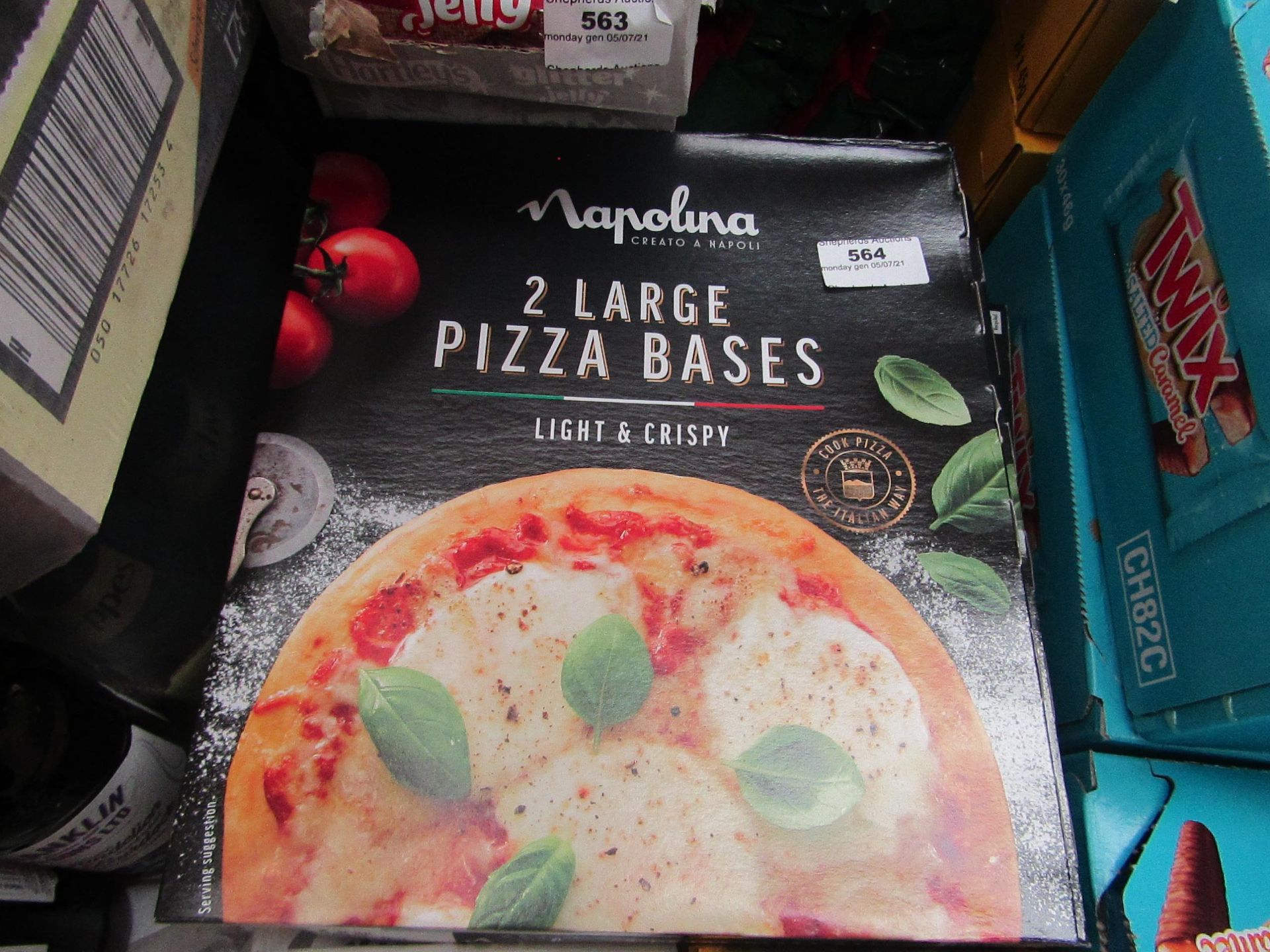 5x Napolina - Italian Pizza Bases ( 6x (2x150g) - BBD 30/04/21 - Unused & Boxed.