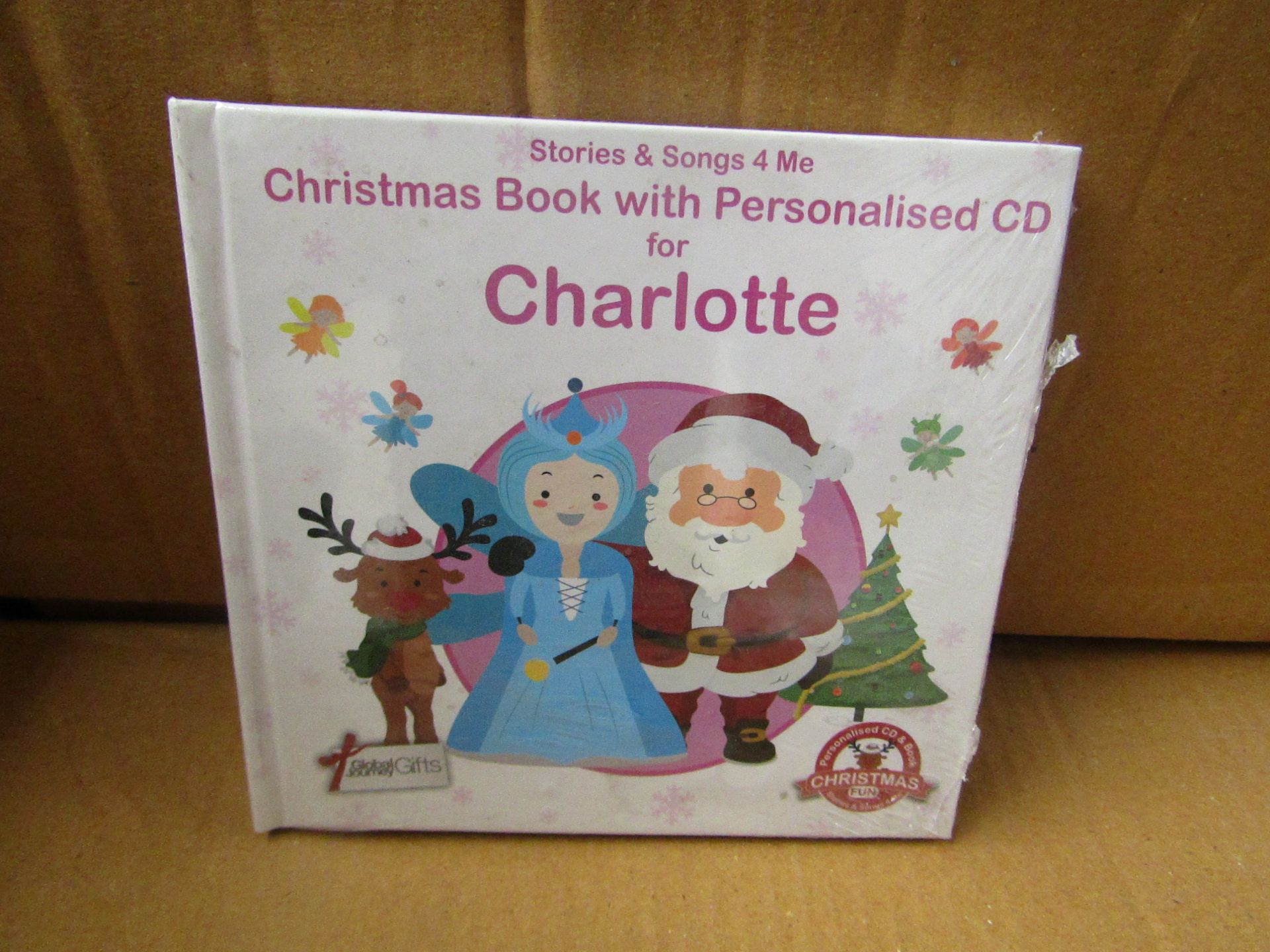 2x Boxes Containing 100 Per Box - Global - Personalised Christmas Books ( Include Personalised