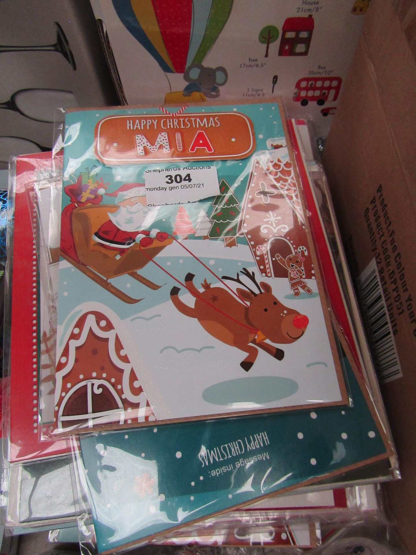 15x Various Assorted Packs of Christmas Cards - All Different Sized. - Packaged.