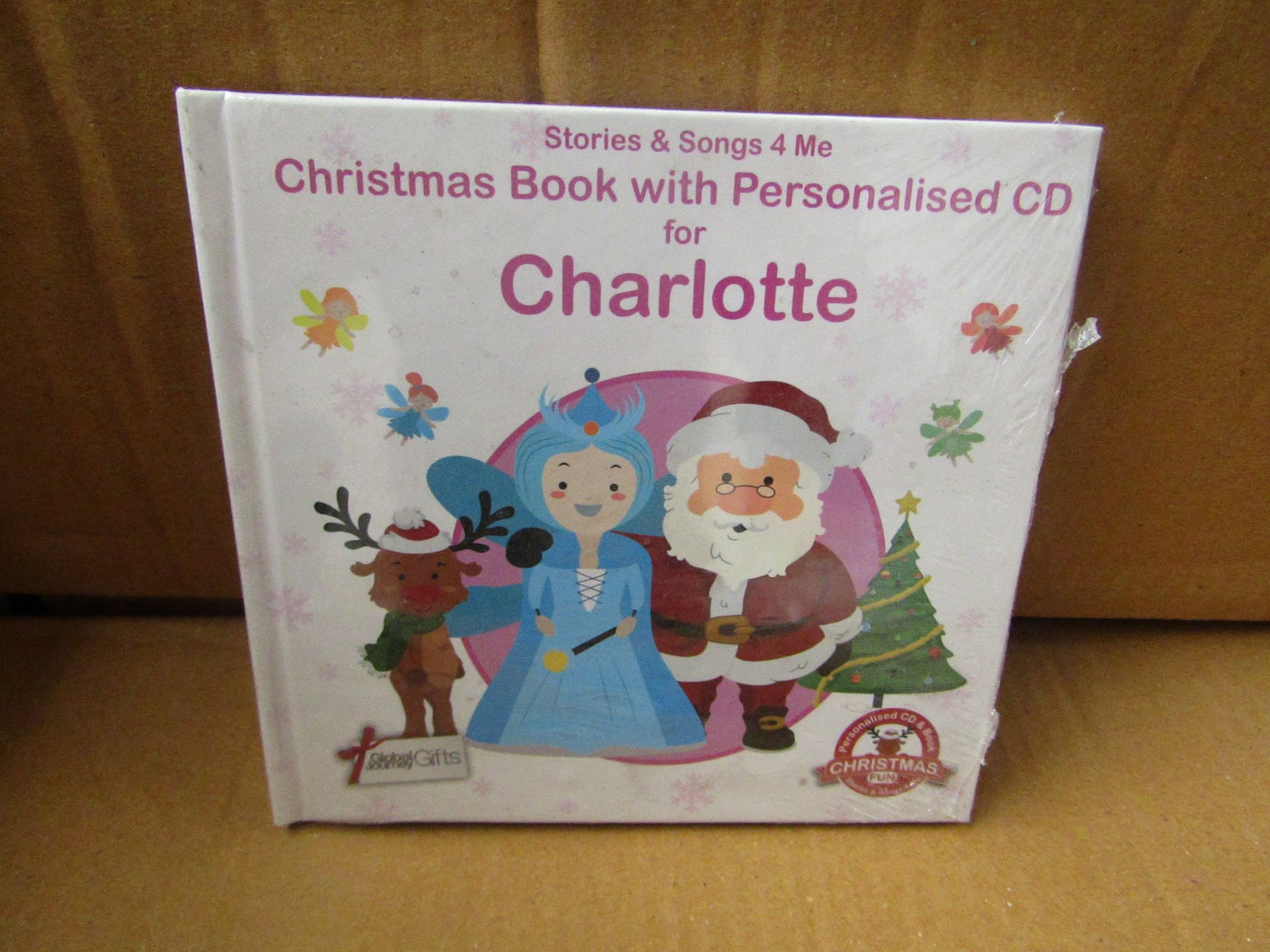 2x Boxes Containing 100 Per Box - Global - Personalised Christmas Books ( Include Personalised