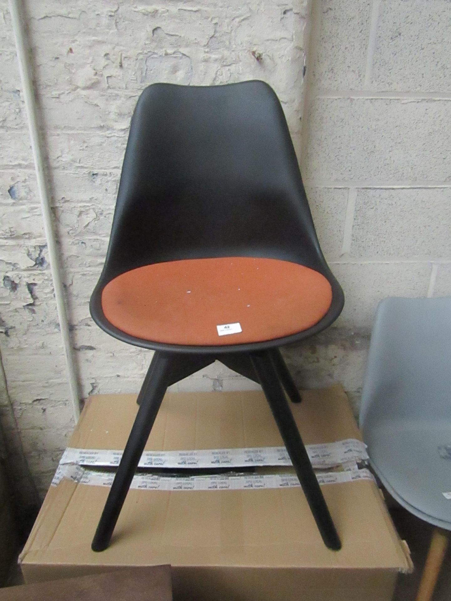 | 1X | MADE.COM THELMA OFFICE CHAIR | BOXED | FEW MARKS ON COULD DO WITH A CLEAN | RRP £99 |