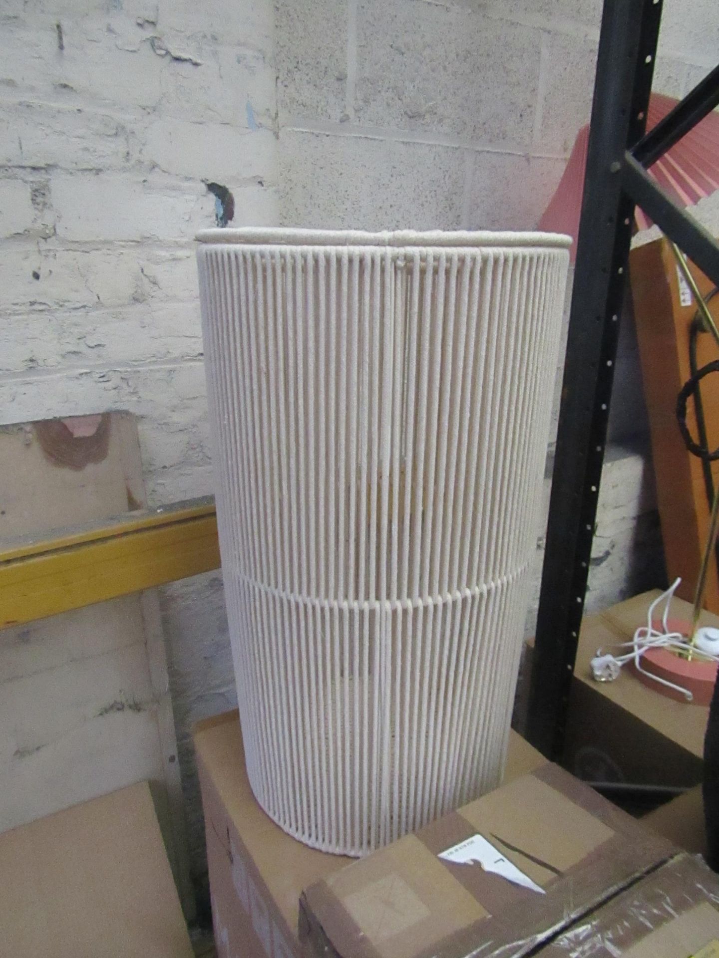1 x Made.com Holgate Rope Laundry Basket Off White RRP £49 SKU MAD-STOHOL001WHI-UK TOTAL RRP £49