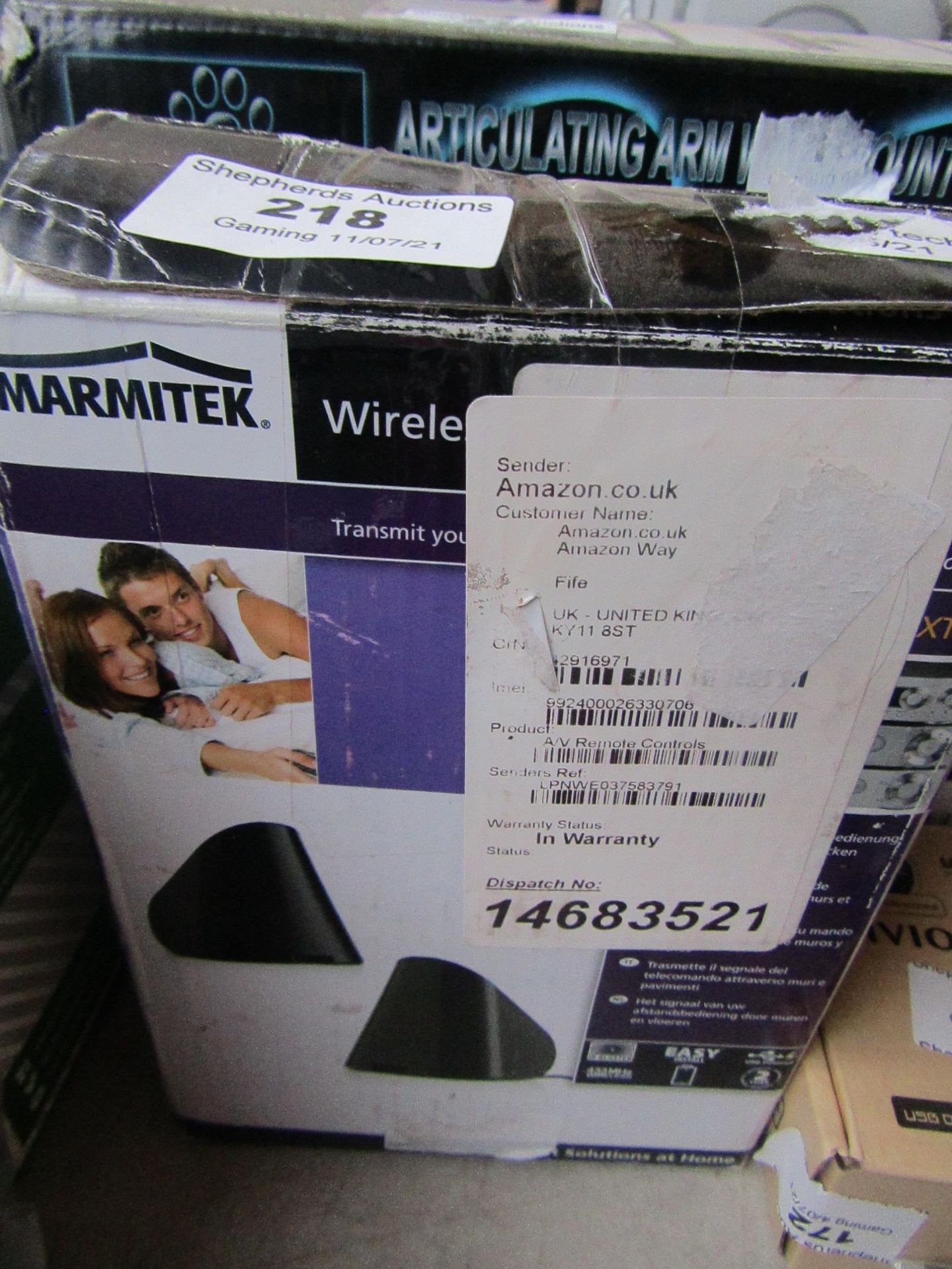 Marmitek - Wireless Remote Control Extender ( Powermid 300 XTRA ) - Unchecked & Boxed.