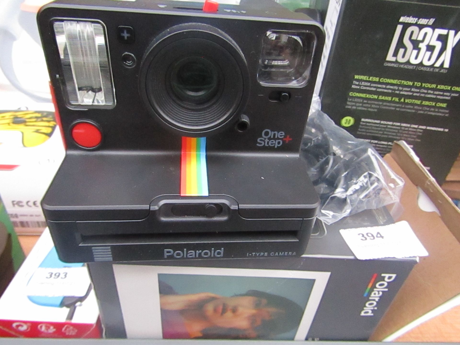 Polaroid one step Plus instant camera, unchecked in original box, RRP œ129