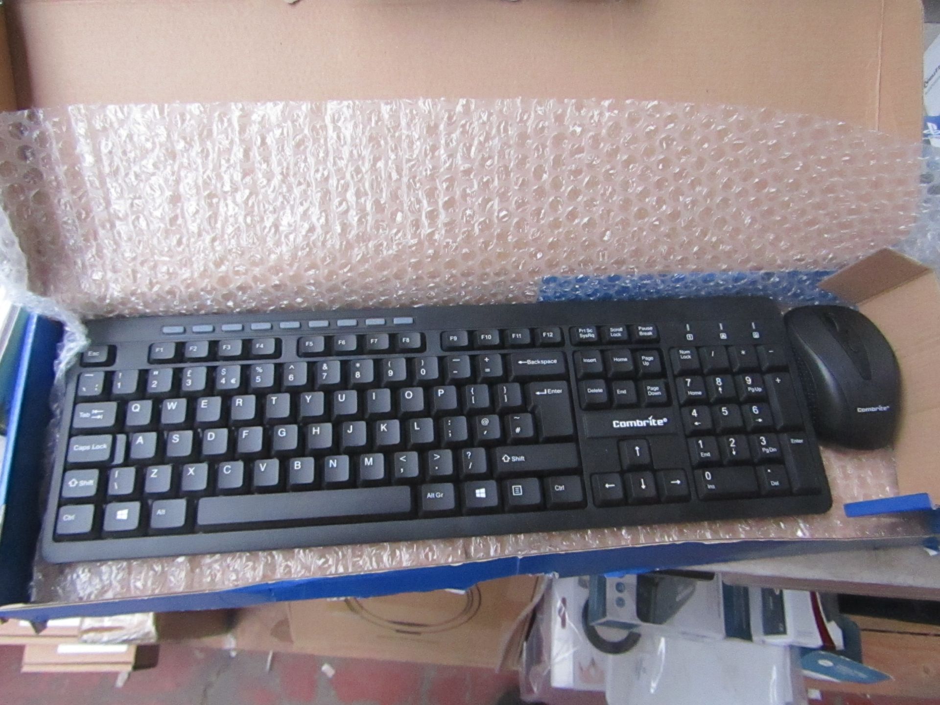 Combrite Soft Touch Wireless Keyboard - Unchecked & Boxed - RRP £20