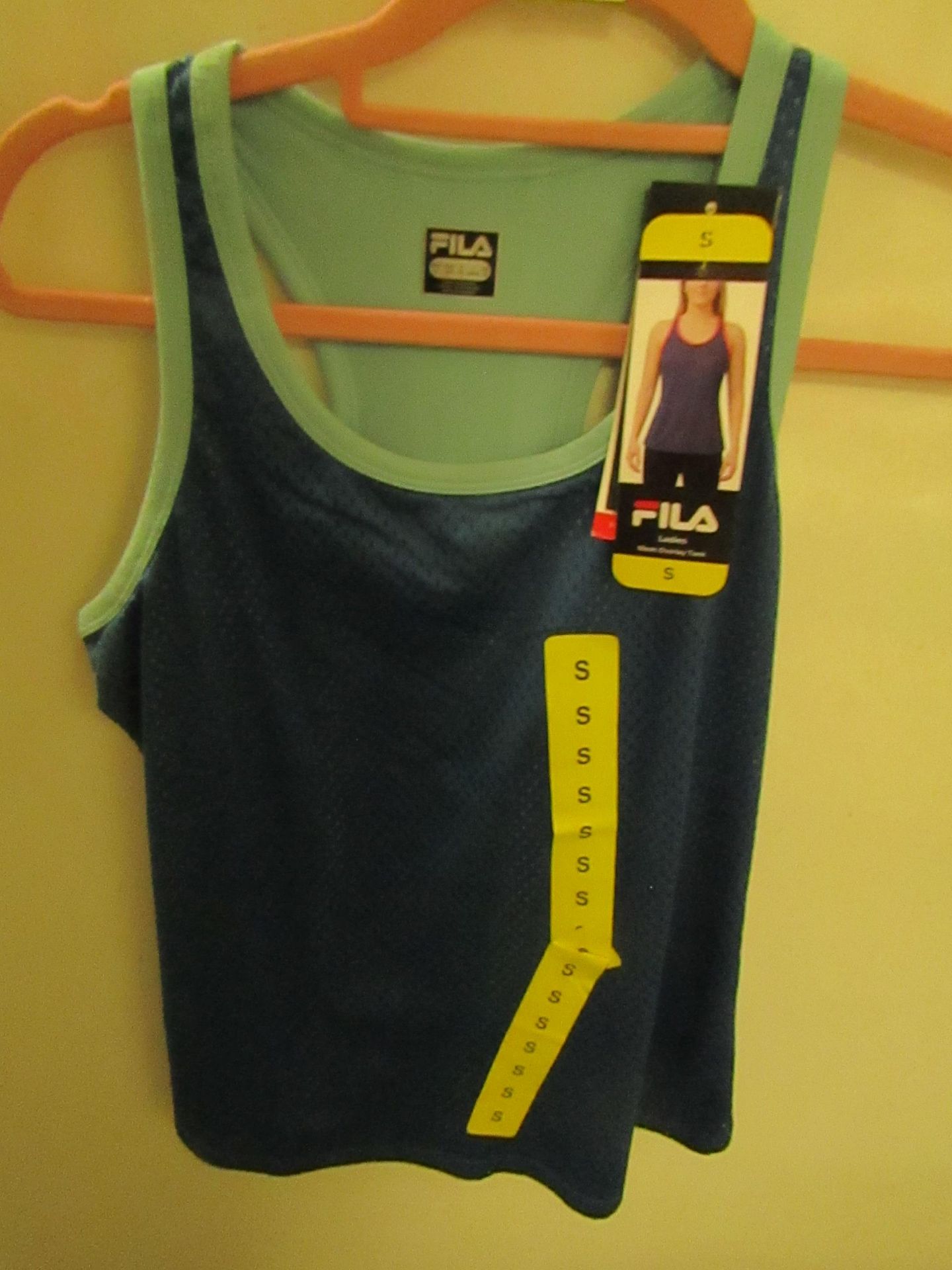 Fila Ladies Ladies Mesh Overlay Tank ( Becky Tank ) Size New With Tags