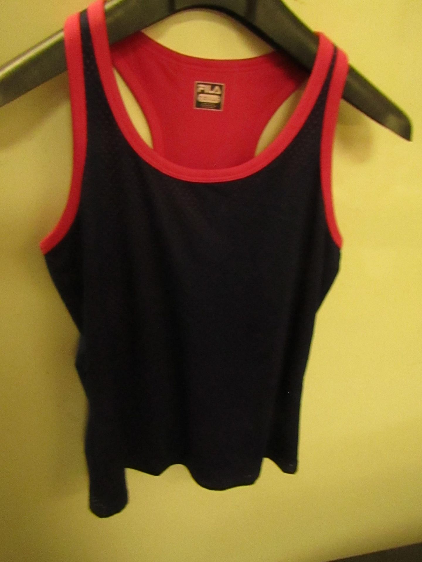 Fila Ladies Overlay Mesh Tank ( Becky Tank ) Size S New No Tags