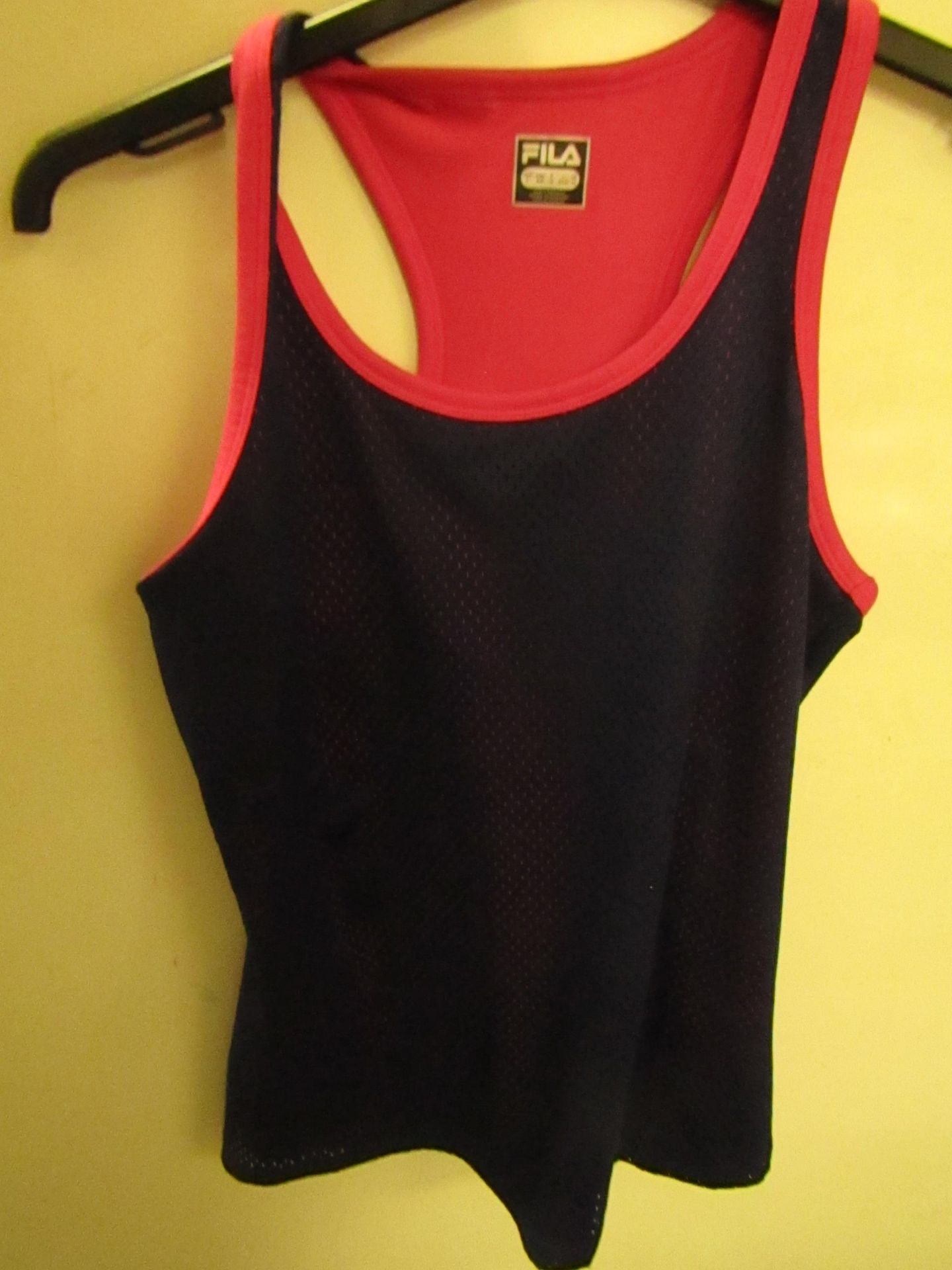 Fila Ladies Overlay Mesh Tank ( Becky Tank ) Size S New No Tags