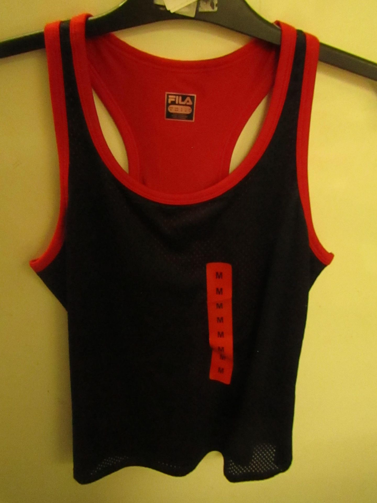 Fila Ladies Ladies Mesh Overlay Tank ( Becky Tank ) Size M New No Tags