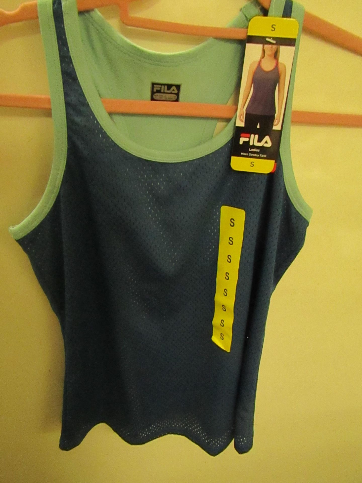 Fila Ladies Ladies Mesh Overlay Tank ( Becky Tank ) Size New No Tags