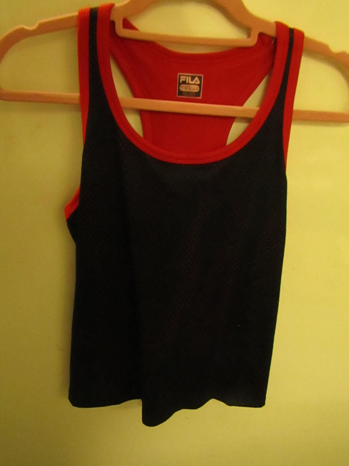 Fila Ladies Ladies Mesh Overlay Tank ( Becky Tank ) Size S New No Tags