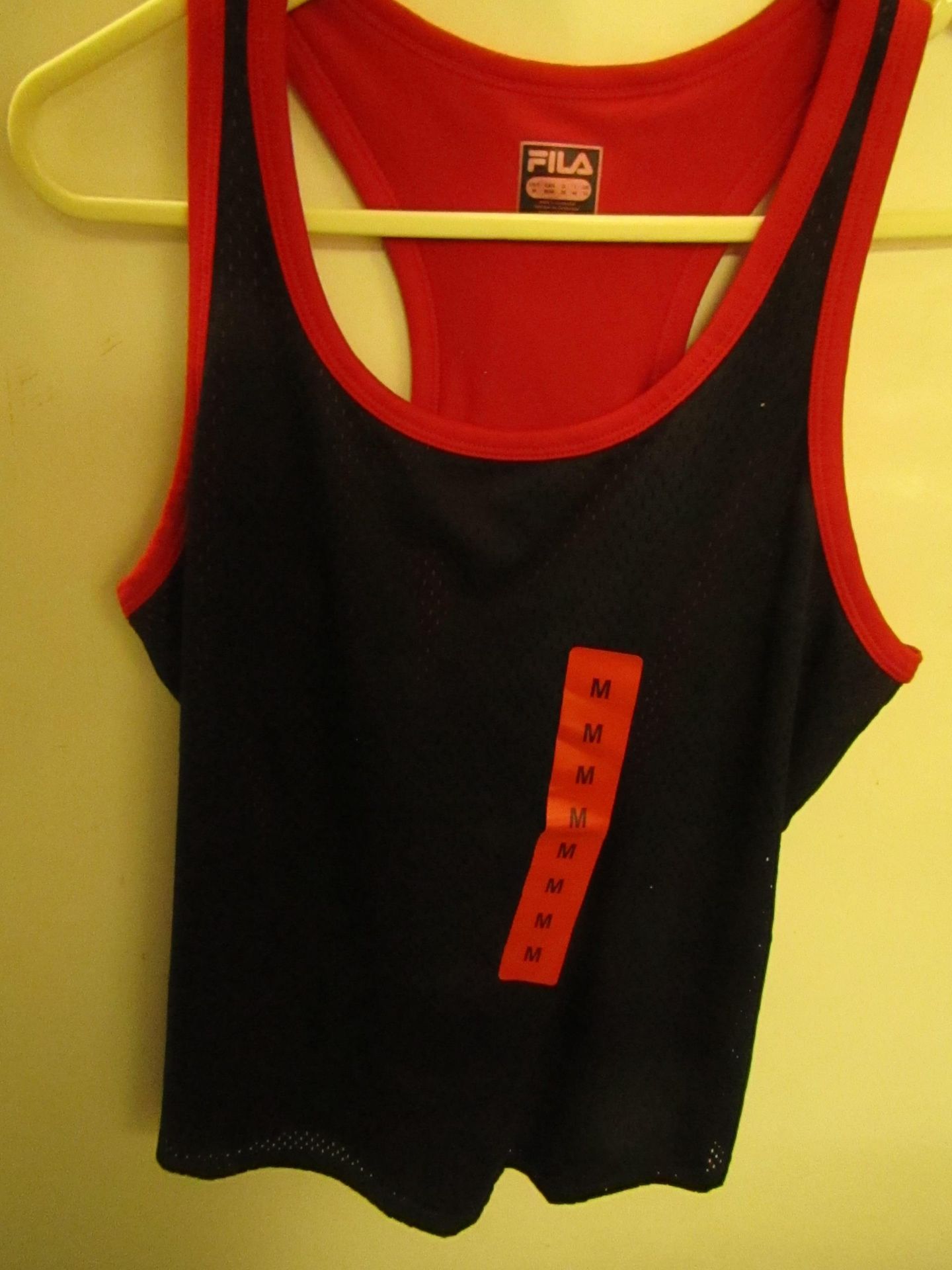 Fila Ladies Ladies Mesh Overlay Tank ( Becky Tank ) Size M New No Tags