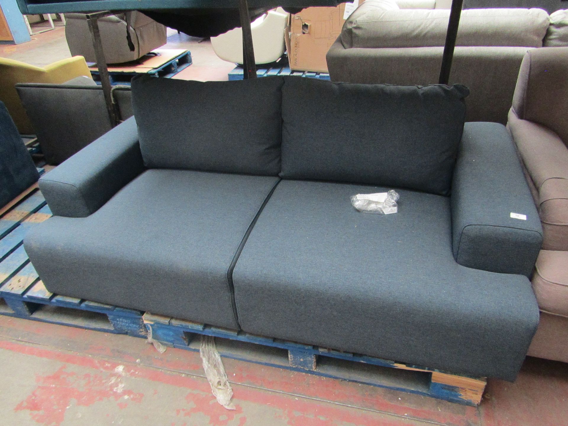 | 1X | MADE.COM 2 SEATER SOFA | NO MAJOR DAMAGE AND MISSING FEET | RRP CIRCA œ399 |