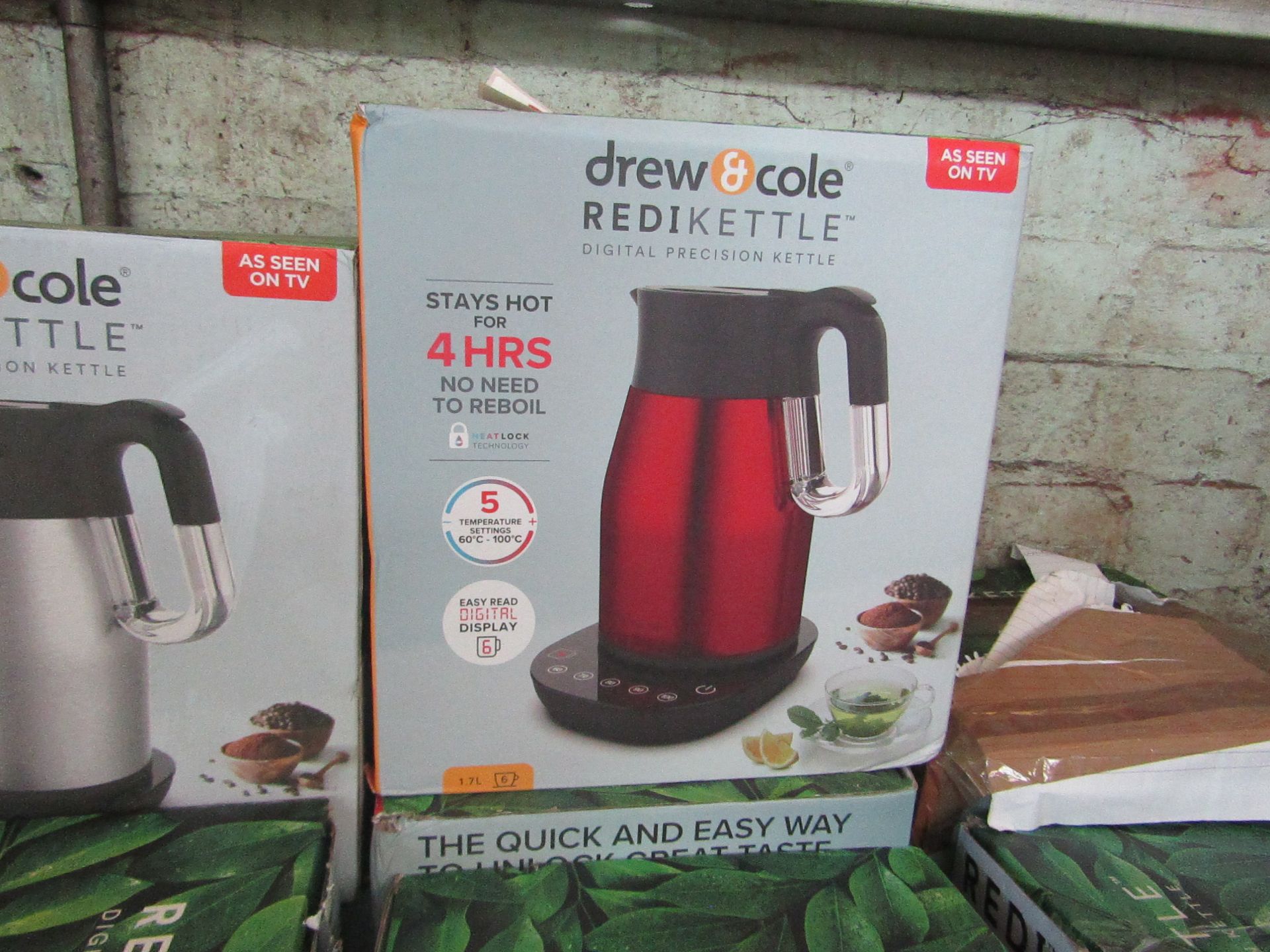 | 5X | DREW & COLE REDI KETTLE |UNCHECKED AND BOXED | NO ONLINE RESALE | RRP œ69.99 | TOTAL LOT