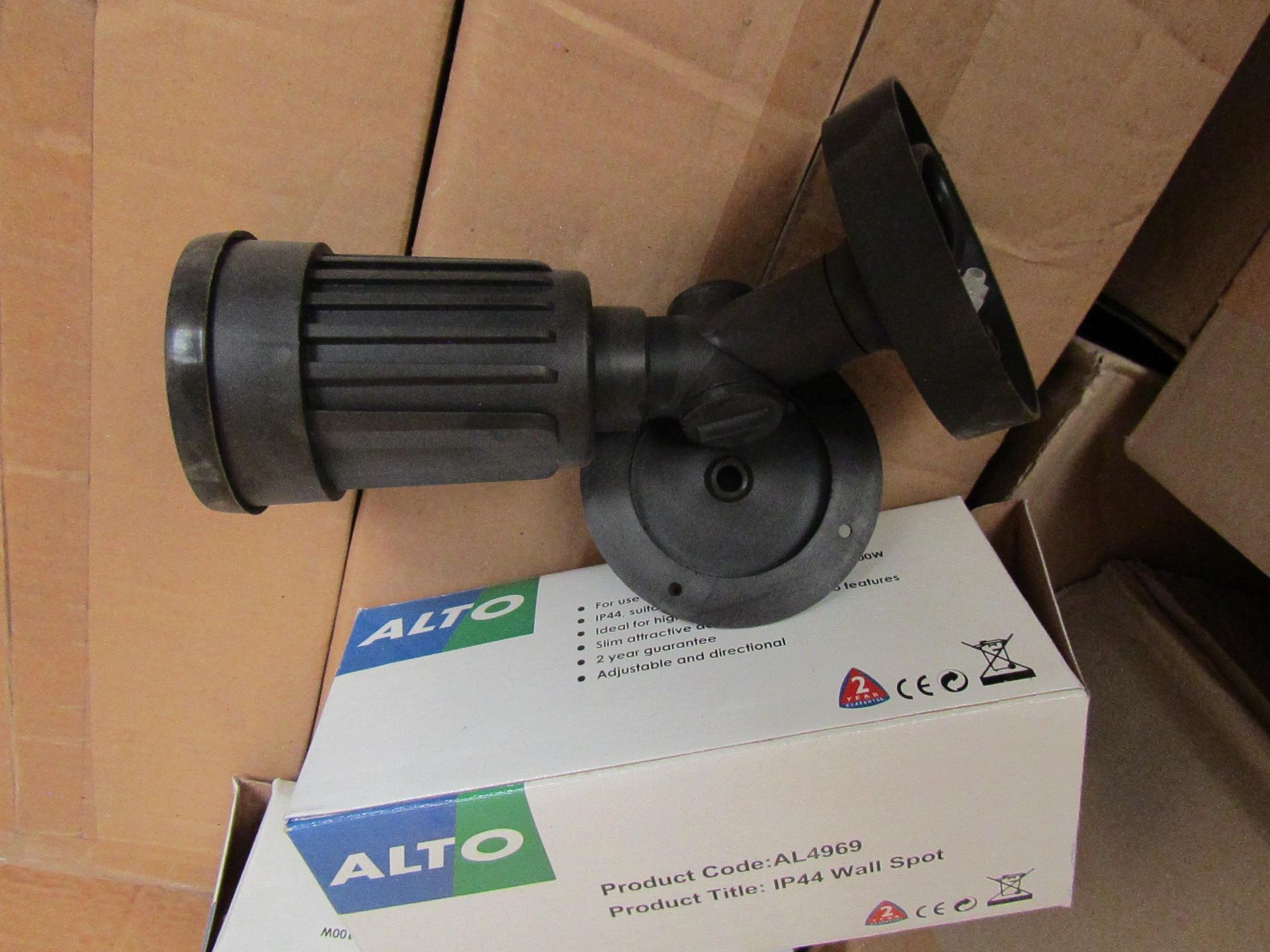 5x Alto - IP44 Wall Spot Reflector Lamp - Unused & Boxed.
