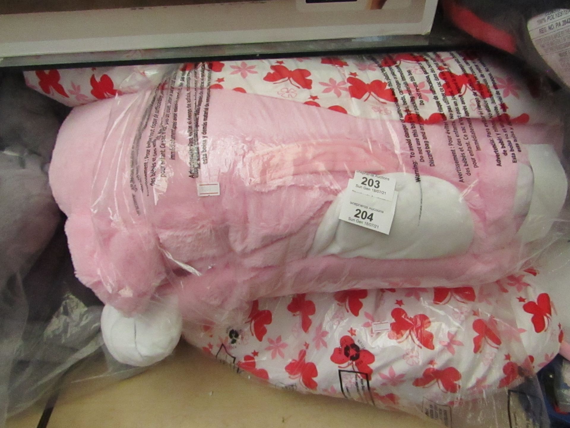 | 1X | HAPPY NAPPERS | PINK KITTY LARGE | NEW IN PACKAGING |