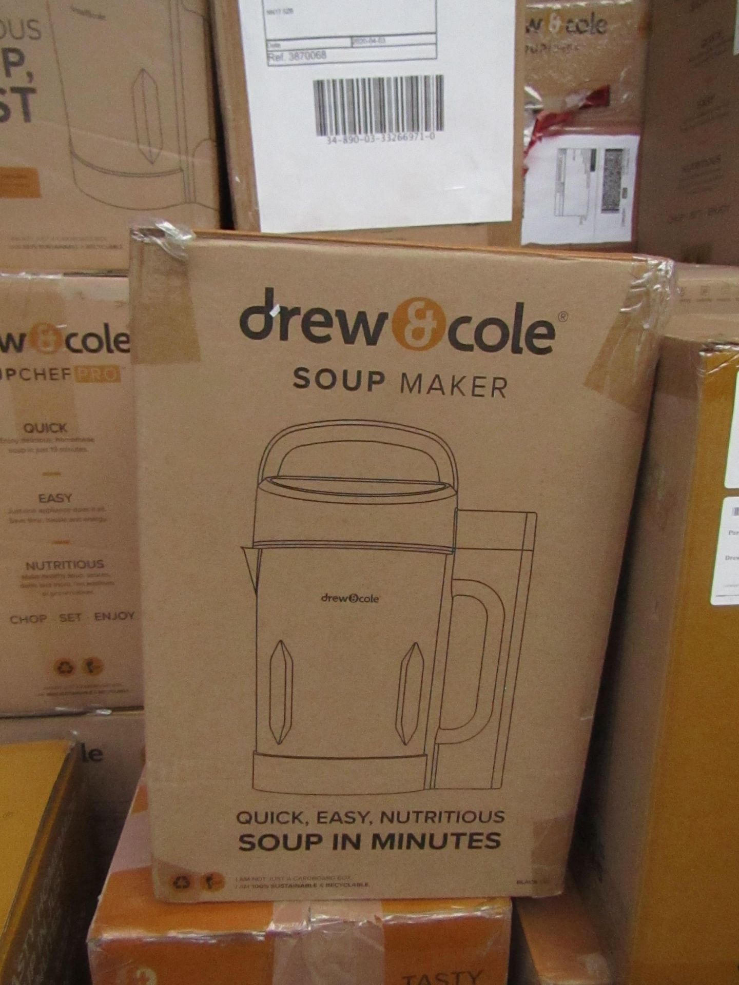 | 4X | DREW AND COLE SOUP CHEF | UNCHECKED & BOXED | NO ONLINE RESALE | SKU C5060541516809 | RRP £