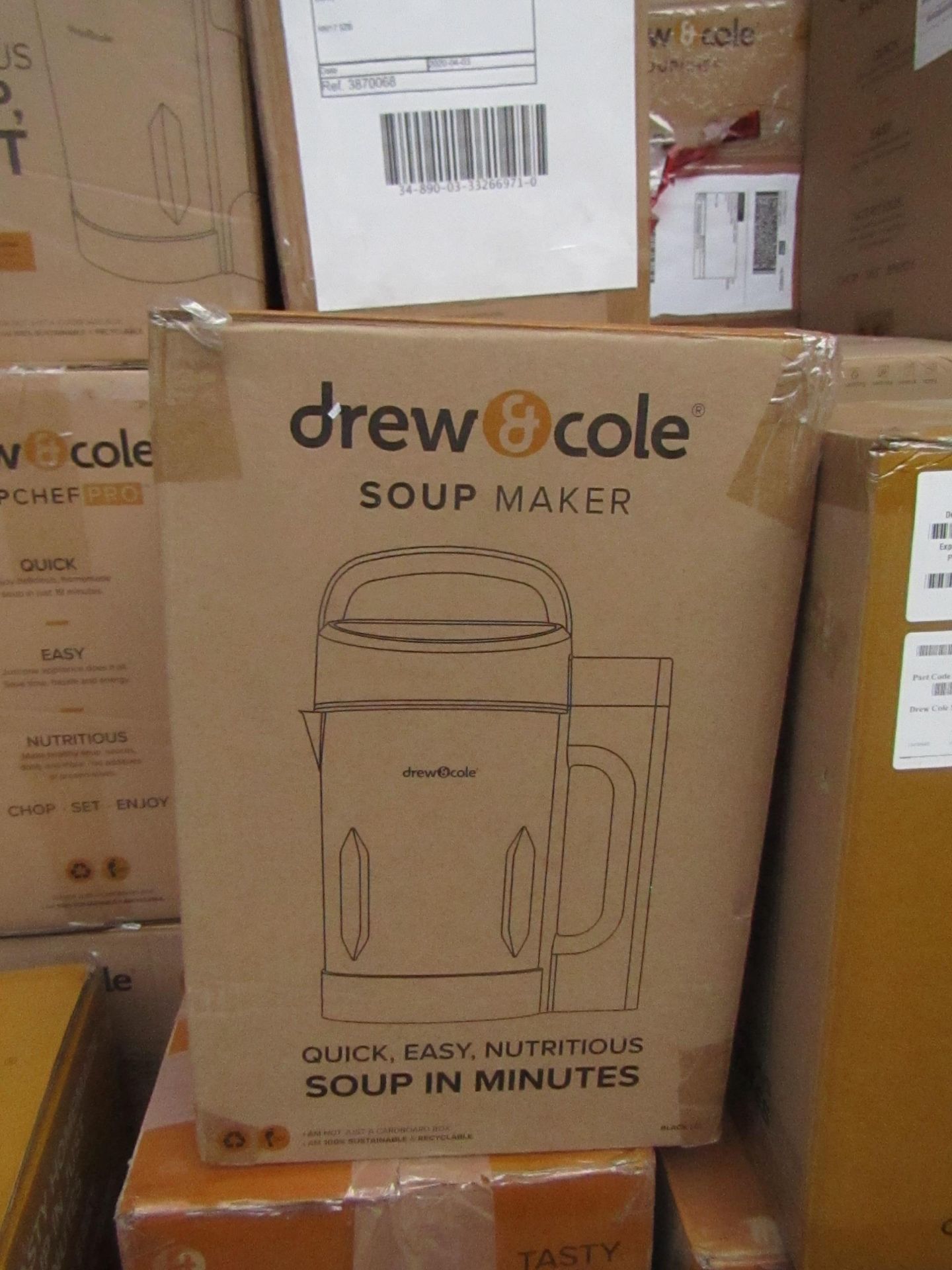 | 4X | DREW AND COLE SOUP CHEF | UNCHECKED & BOXED | NO ONLINE RESALE | SKU C5060541516809 | RRP £