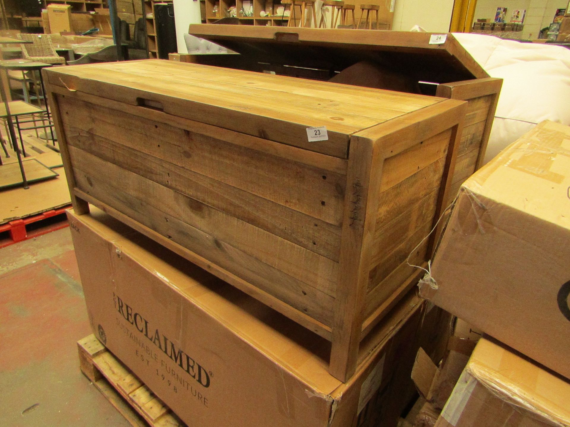 | 1X | COX AND COX RECLAIMED CAMINITO STORAGE CHEST | UNCHECKED AND BOXEDNO MAJOR DAMAGE | RRP CIRCA