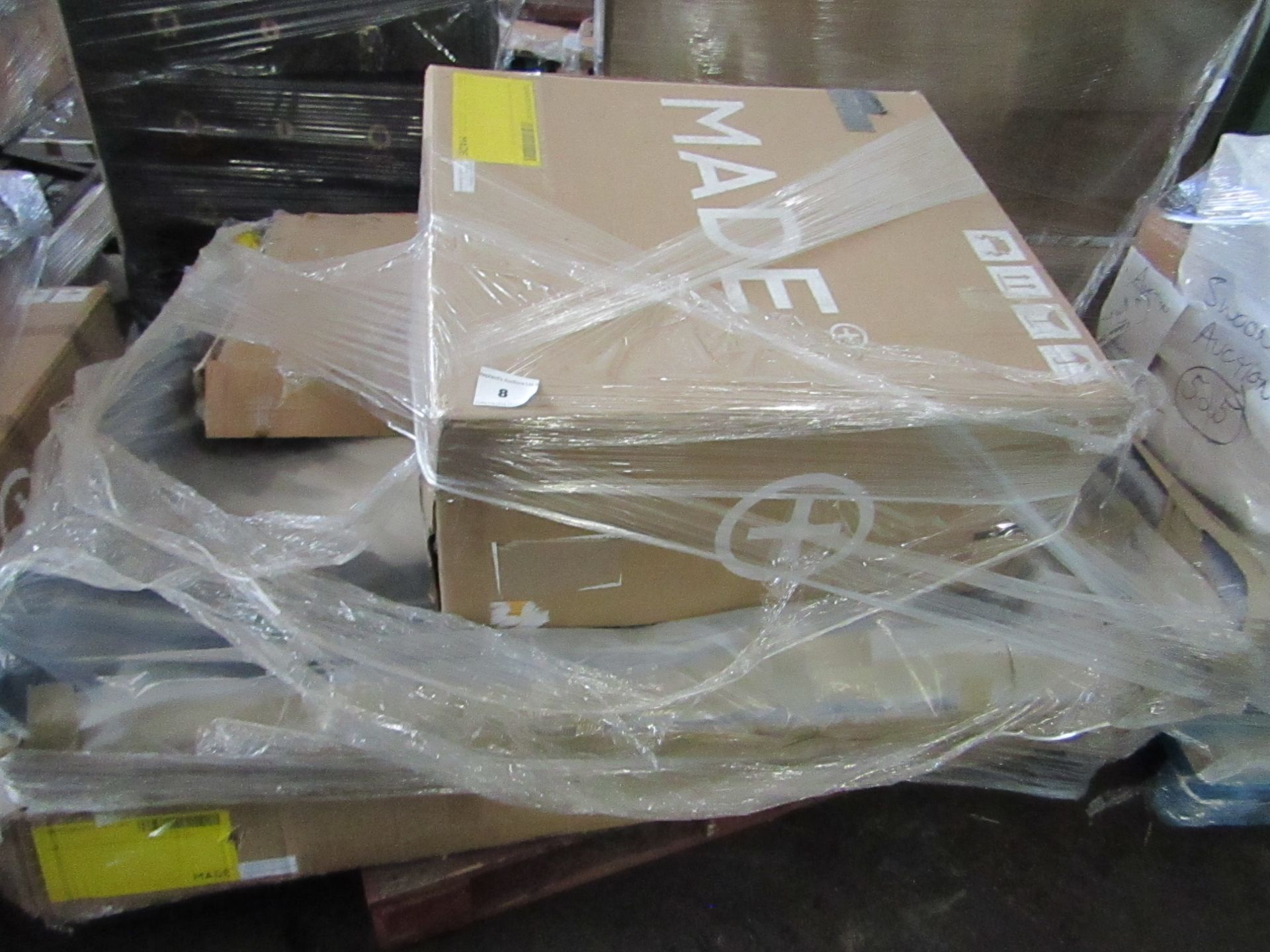 | 1X | PALLET OF FAULTY / MISSING PARTS / DAMAGED CUSTOMER RETURNS MADE.COM STOCK UNMANIFESTED |