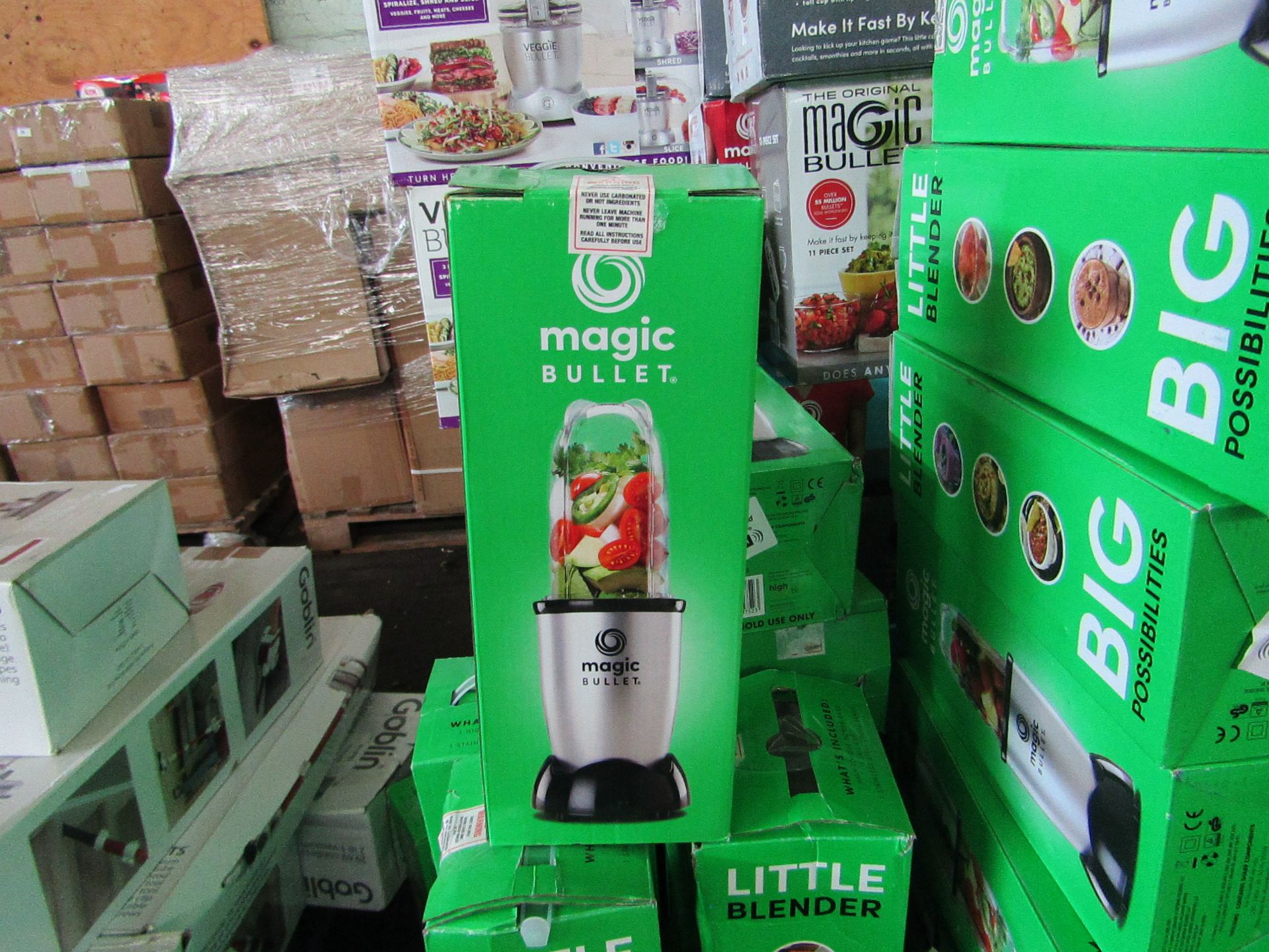 5x Magic Bullet The Little Blender - Unchecked Raw Returns - NO ONLINE RESALE - RRP £20 - Total