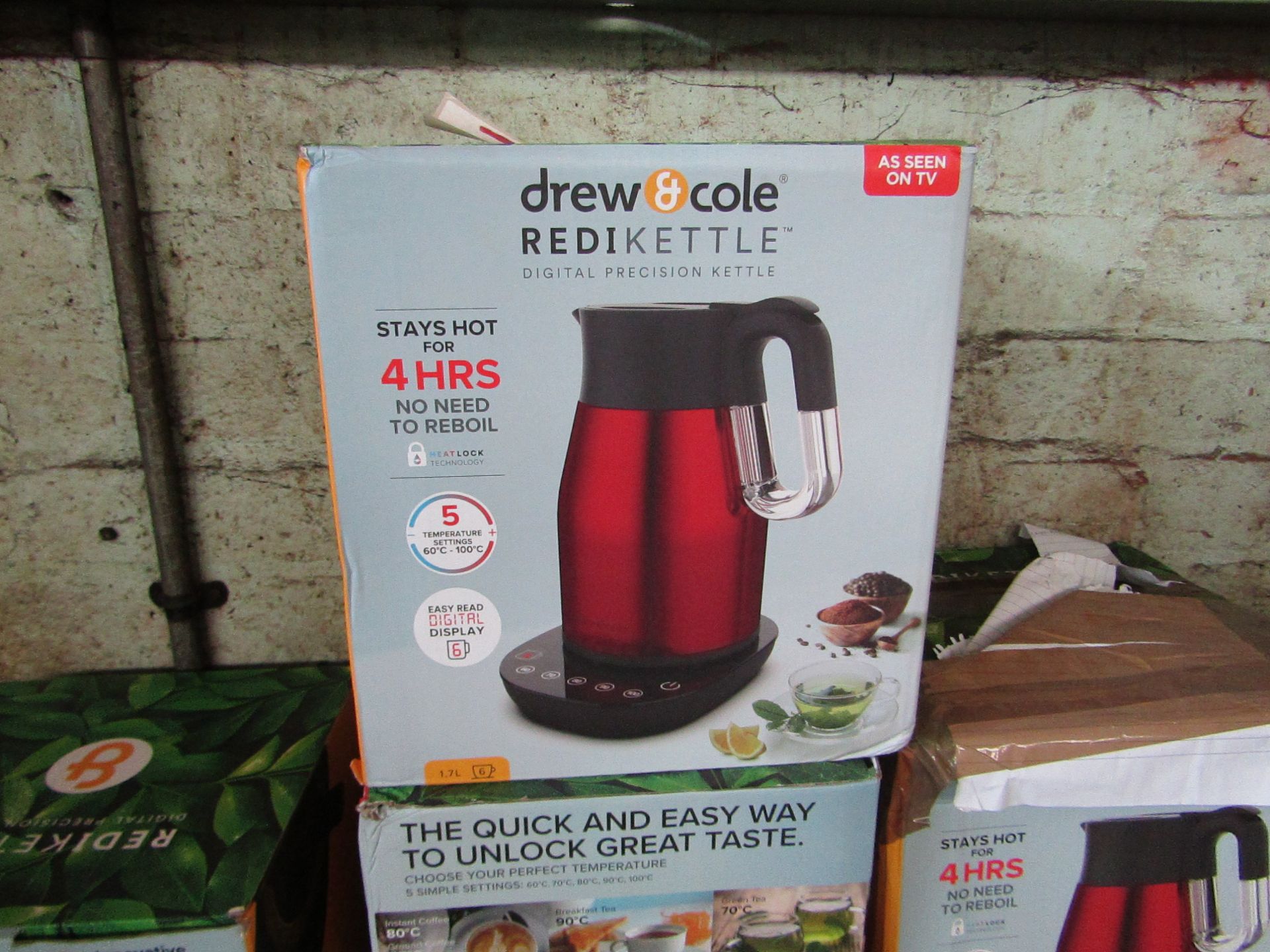 | 5X | DREW & COLE REDI KETTLE |UNCHECKED AND BOXED | NO ONLINE RESALE | RRP œ69.99 | TOTAL LOT