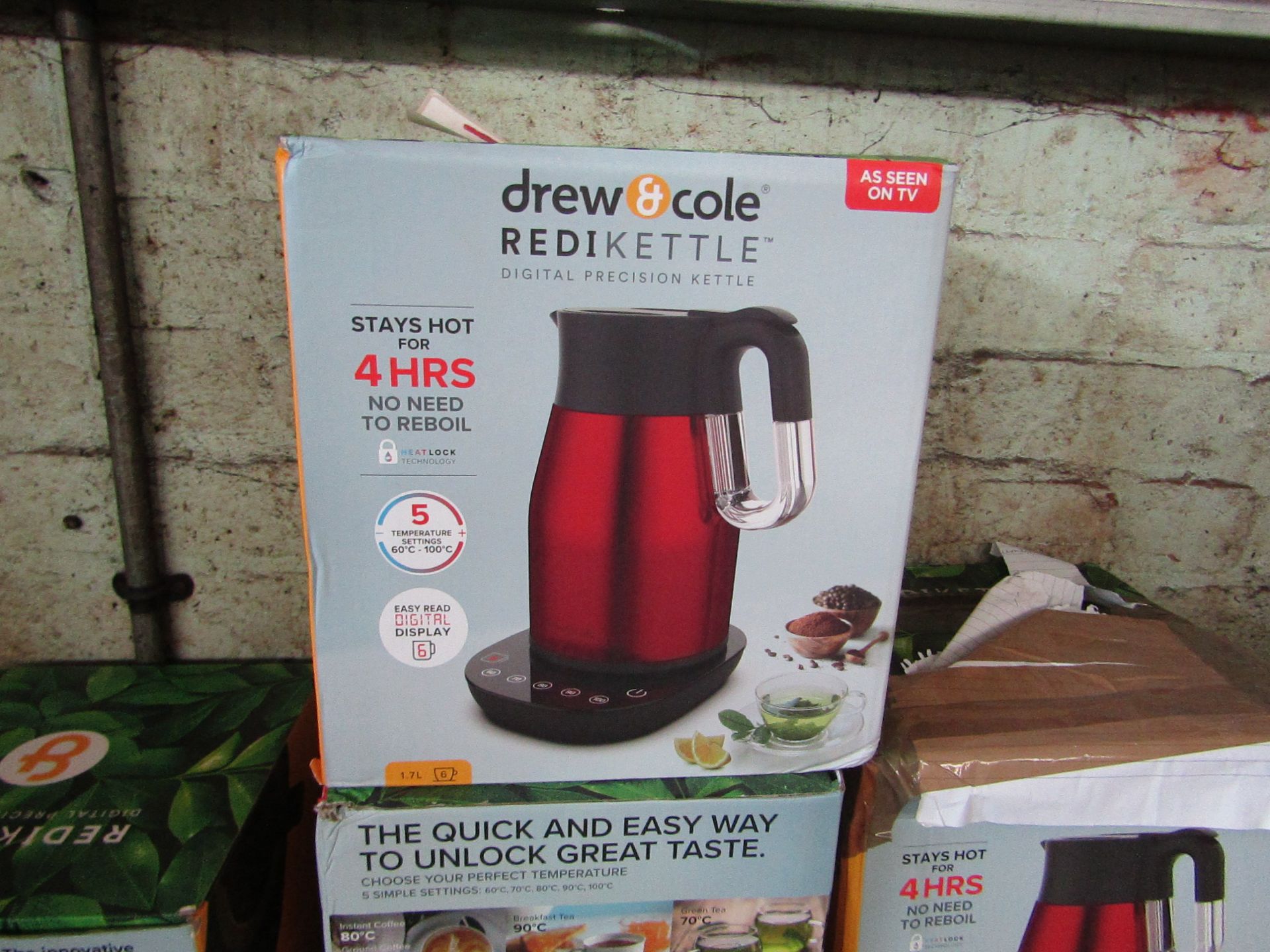 | 5X | DREW & COLE REDI KETTLE |UNCHECKED AND BOXED | NO ONLINE RESALE | RRP œ69.99 | TOTAL LOT