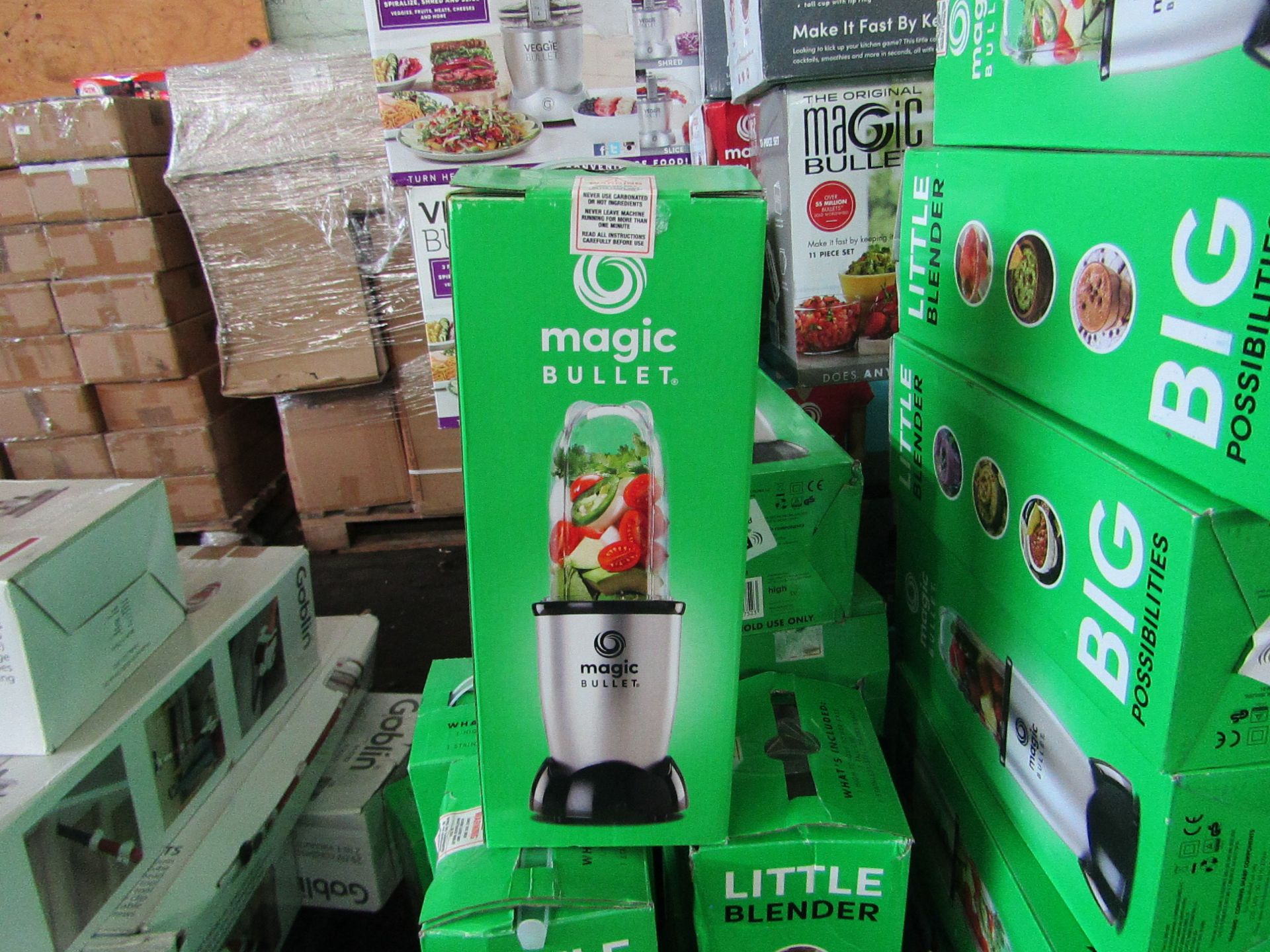 5x Magic Bullet The Little Blender - Unchecked Raw Returns - NO ONLINE RESALE - RRP £20 - Total