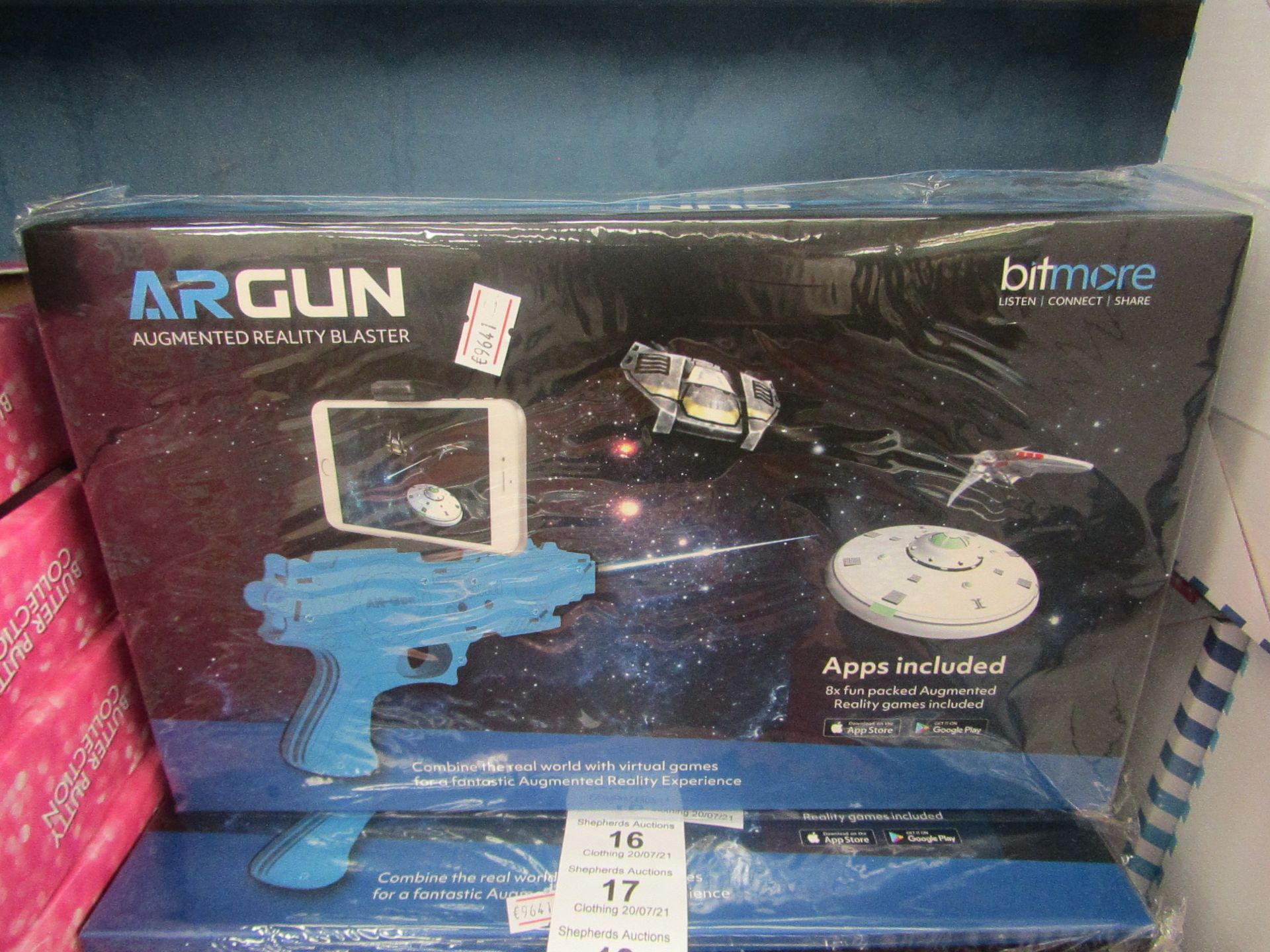 1 x Bitmore ARGun Augmented Reality Blaster RRP £25 on ebay new & packaged