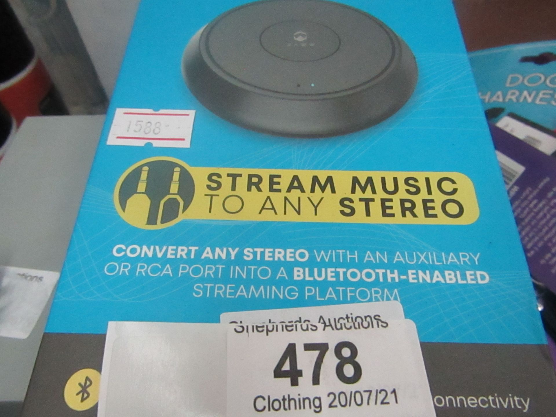 1 x PAWW - Wavecast RX (Stream Music to Any Stereo) - Unused & Boxed.