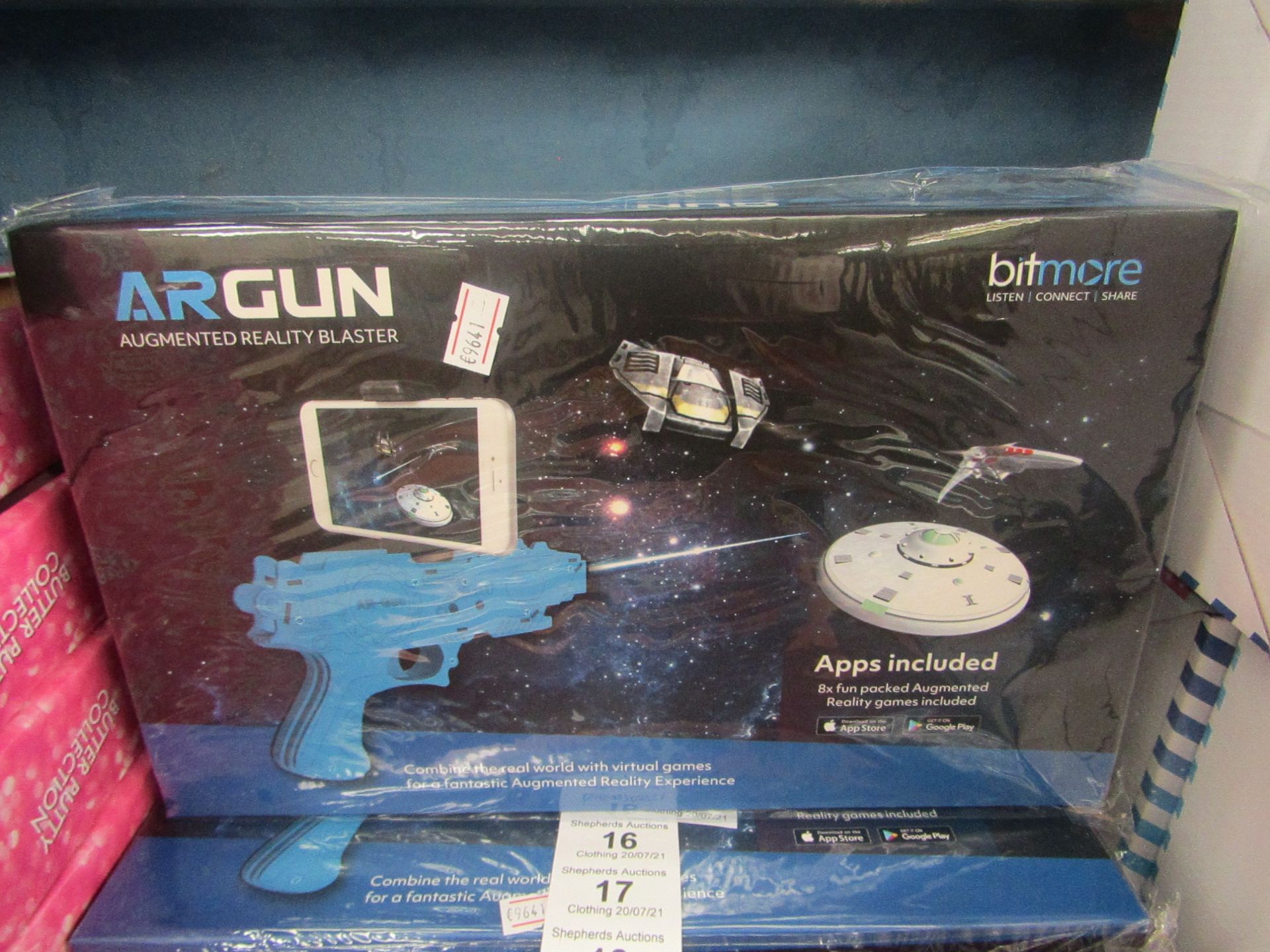1 x Bitmore ARGun Augmented Reality Blaster RRP £25 on ebay new & packaged