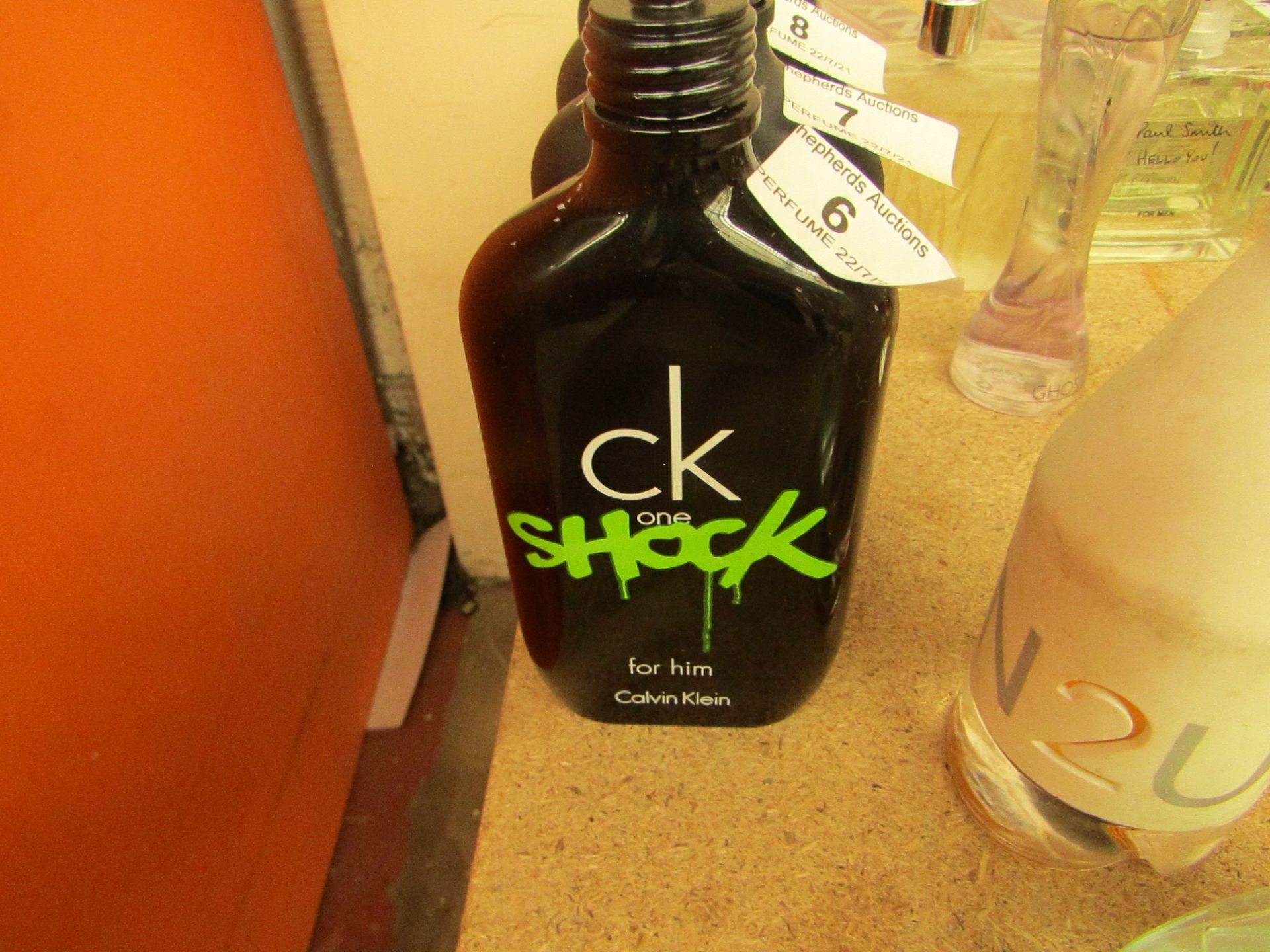 Calvin Klein Shock For Him. 200ml. Missing the spray cap. 80% Full.