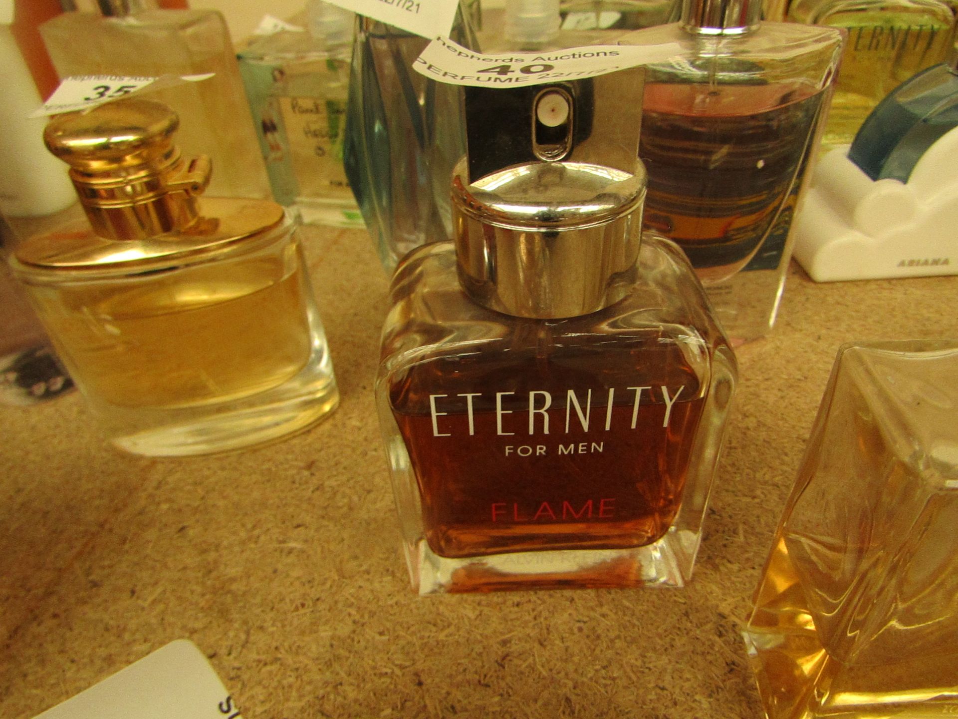 Calvin Klein Eternity For Men Flame. 80% Full. RRP £46