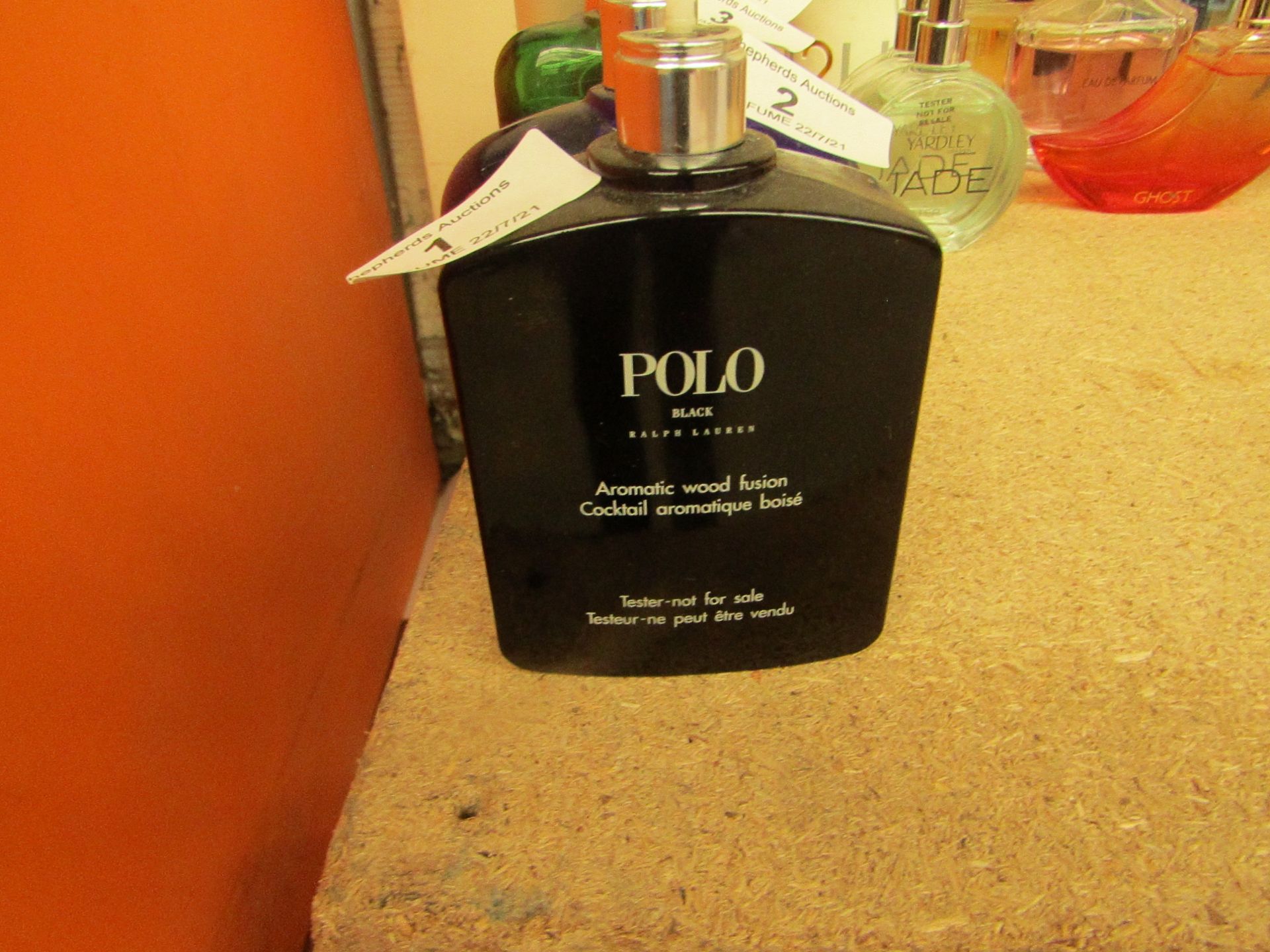 Ralph Lauren Polo Black.125ml. 60% Full. Missing the spray cap RRP £44.99