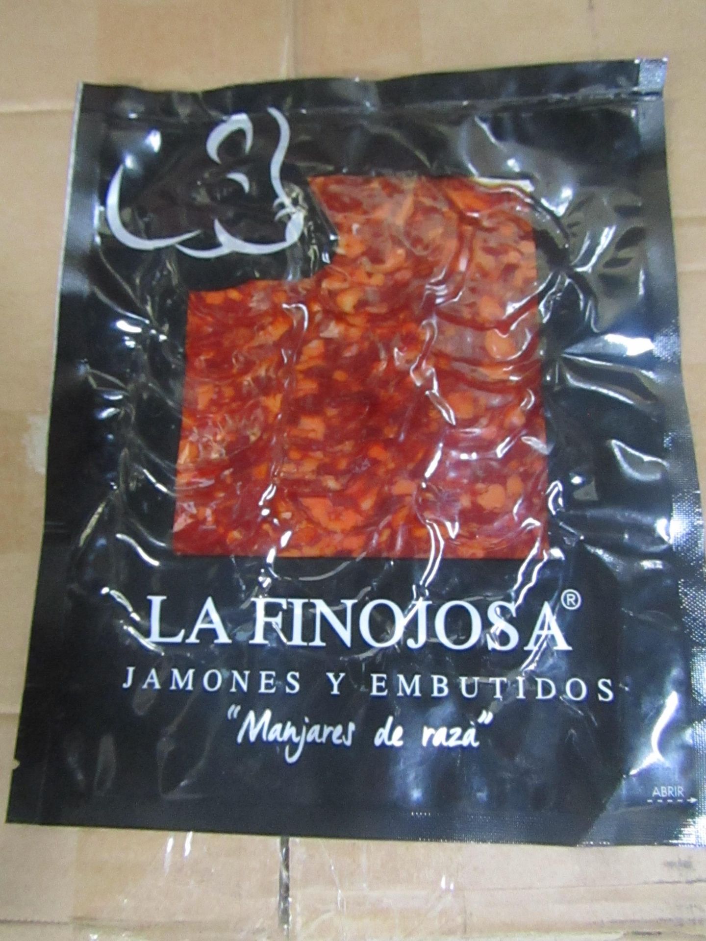 10 X 100G PACKETS LA FINOJOSA chorizo BB 13.3.22 RRP £5 PER PACKET IBERICO DE BELLOTA PATA NEGRA NEW