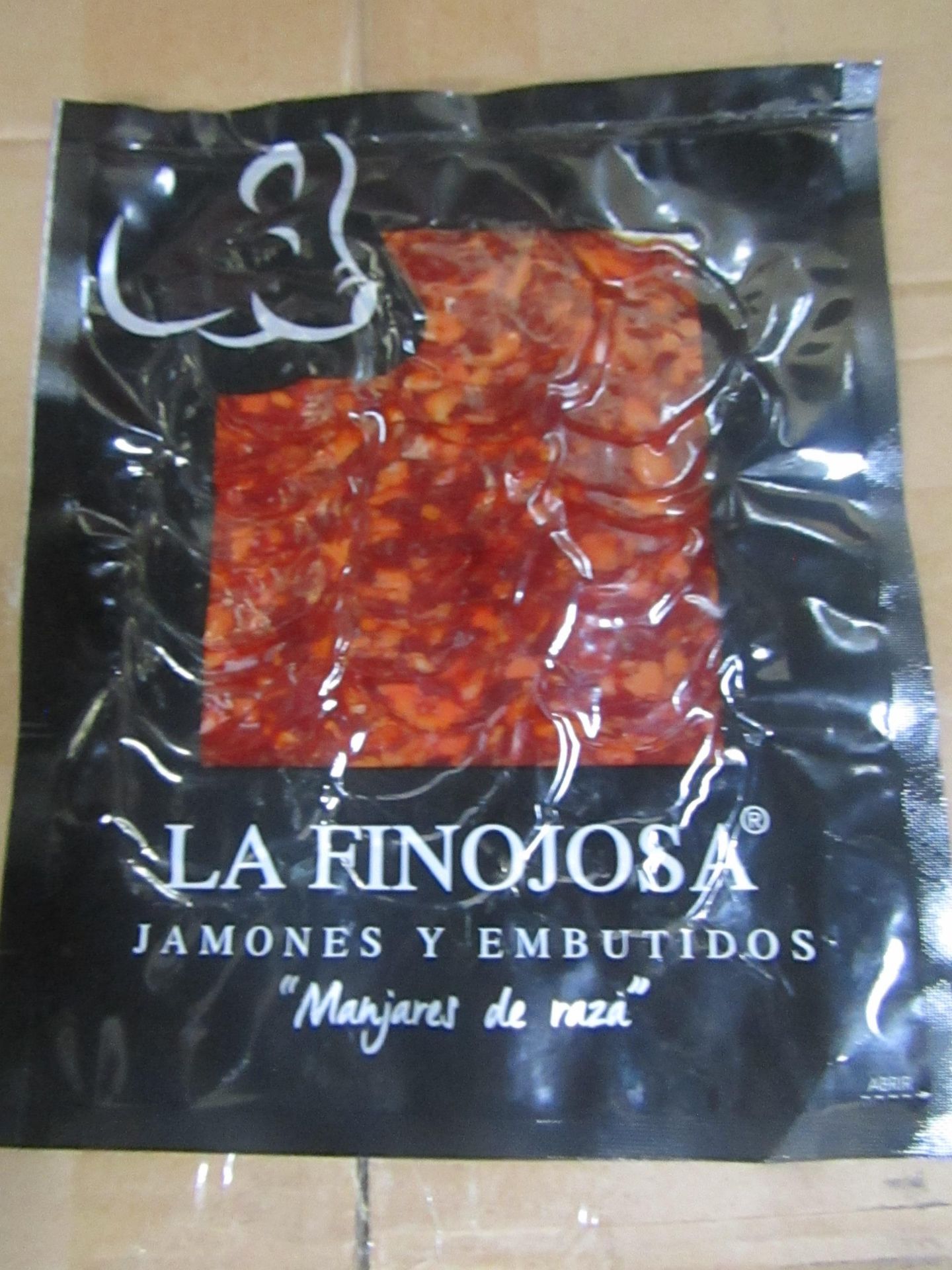 10 X 100G PACKETS LA FINOJOSA chorizo BB 13.3.22 RRP £5 PER PACKET IBERICO DE BELLOTA PATA NEGRA NEW