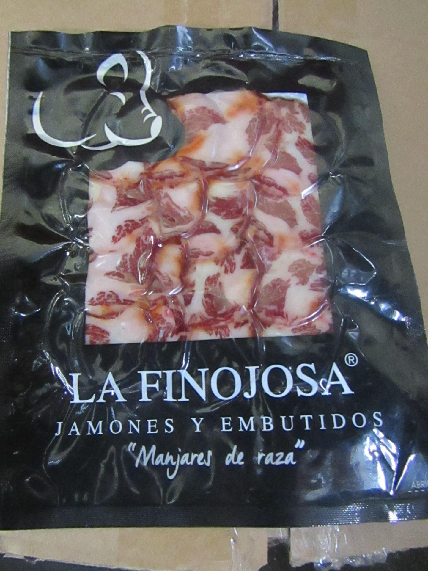 10 X 100G PACKETS LA FINOJOSA lOMITO BELLOTA 100%  IBERICO BB 13.3.22 RRP £10 PER PACKET IBERICO