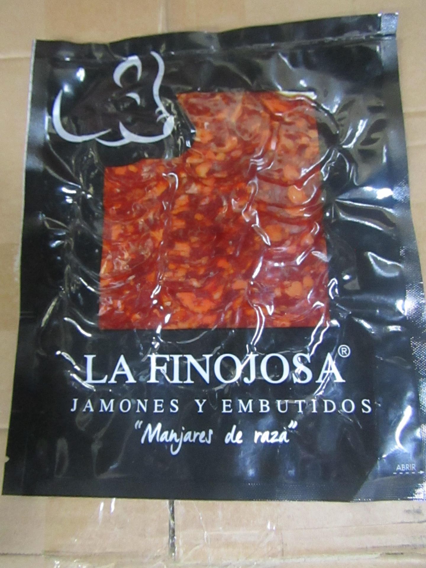 10 X 100G PACKETS LA FINOJOSA chorizo BB 13.3.22 RRP £5 PER PACKET IBERICO DE BELLOTA PATA NEGRA NEW