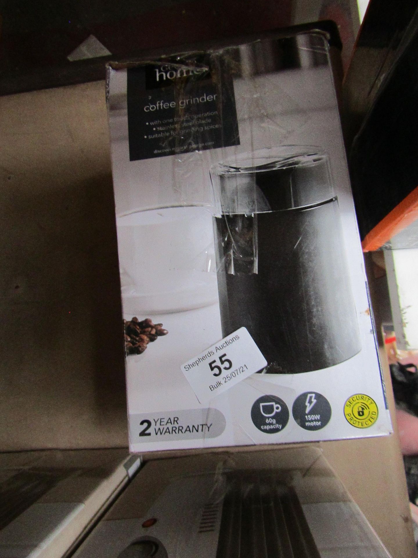 | 1X | 150W COFFEE GRINDER | UNCHECKED & BOXED | NO ONLINE RESALE | SKU C057172361281 | LOAD