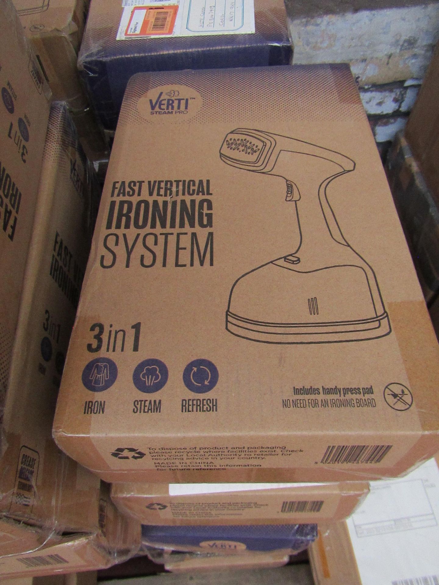 | 5X | VERTI STEAM PRO | UNCHECKED AND BOXED | NO ONLINE RESALE | SKU C060191467445 | RRP £43.99 |