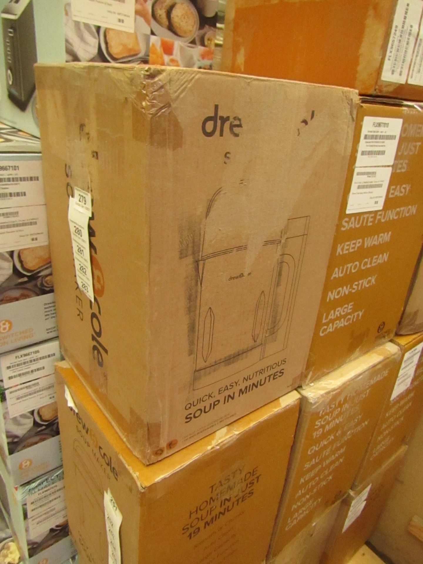 | 1x | DREW AND COLE SOUP MAKER | REFURBISHED AND BOXED | NO ONLINE RESALE | SKU - | RRP œ59.99 |